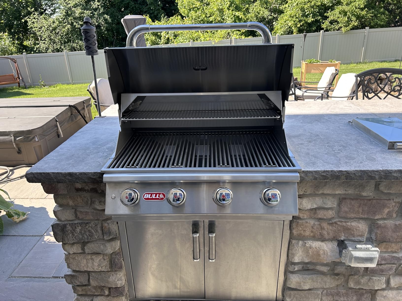 Bull Outdoor Products Lonestar 60,000 BTU Drop-In Grill Head, Stainless Steel, Natural Gas customer photo 2
