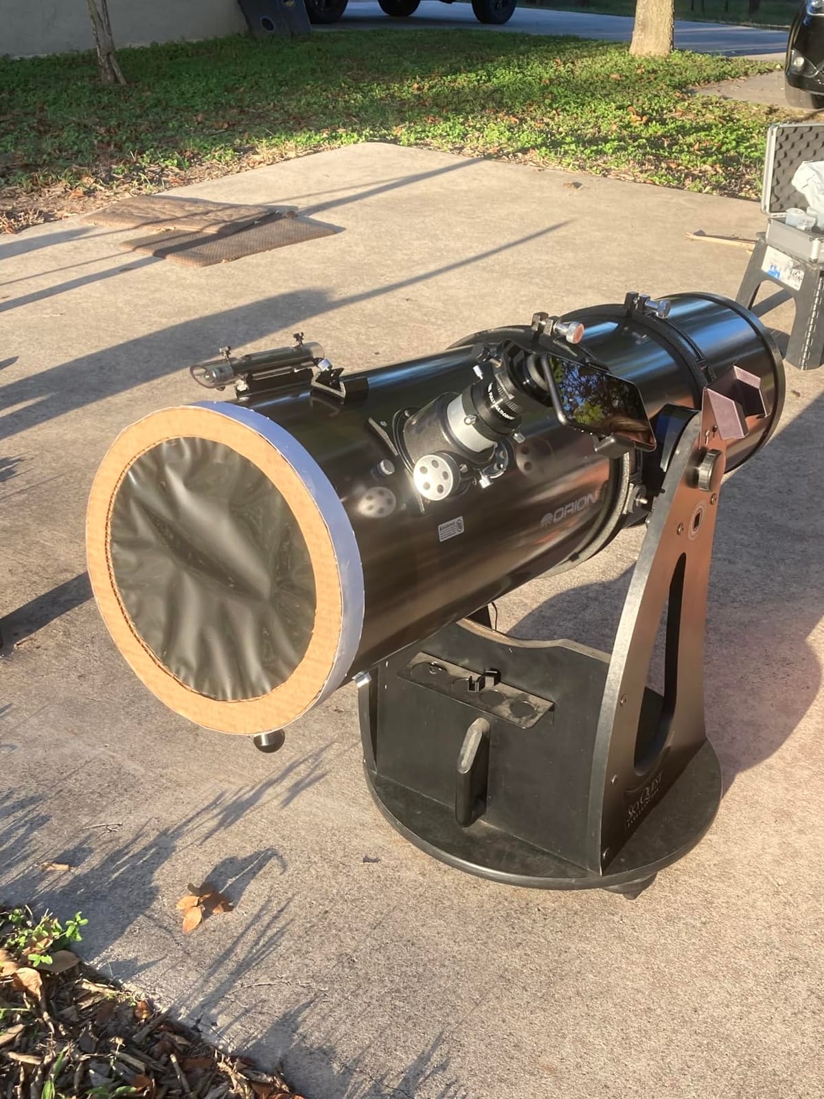 BP-12 12 inchx12 inch Solar Filter Sheet for Telescopes, Binoculars and Cameras customer photo 1