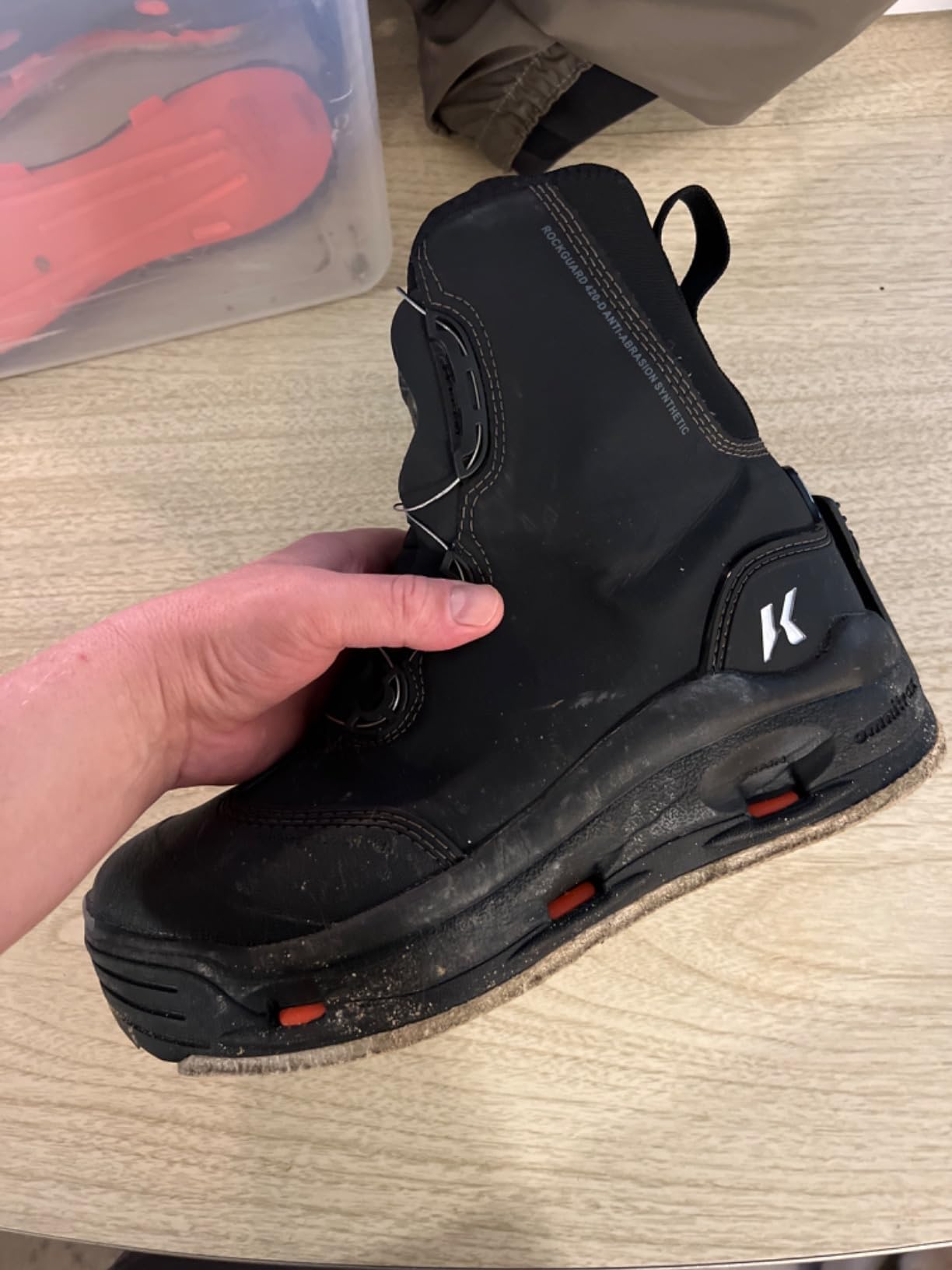 Korkers Men's Devil's Canyon w/Felt & Kling-On Soles customer photo 1