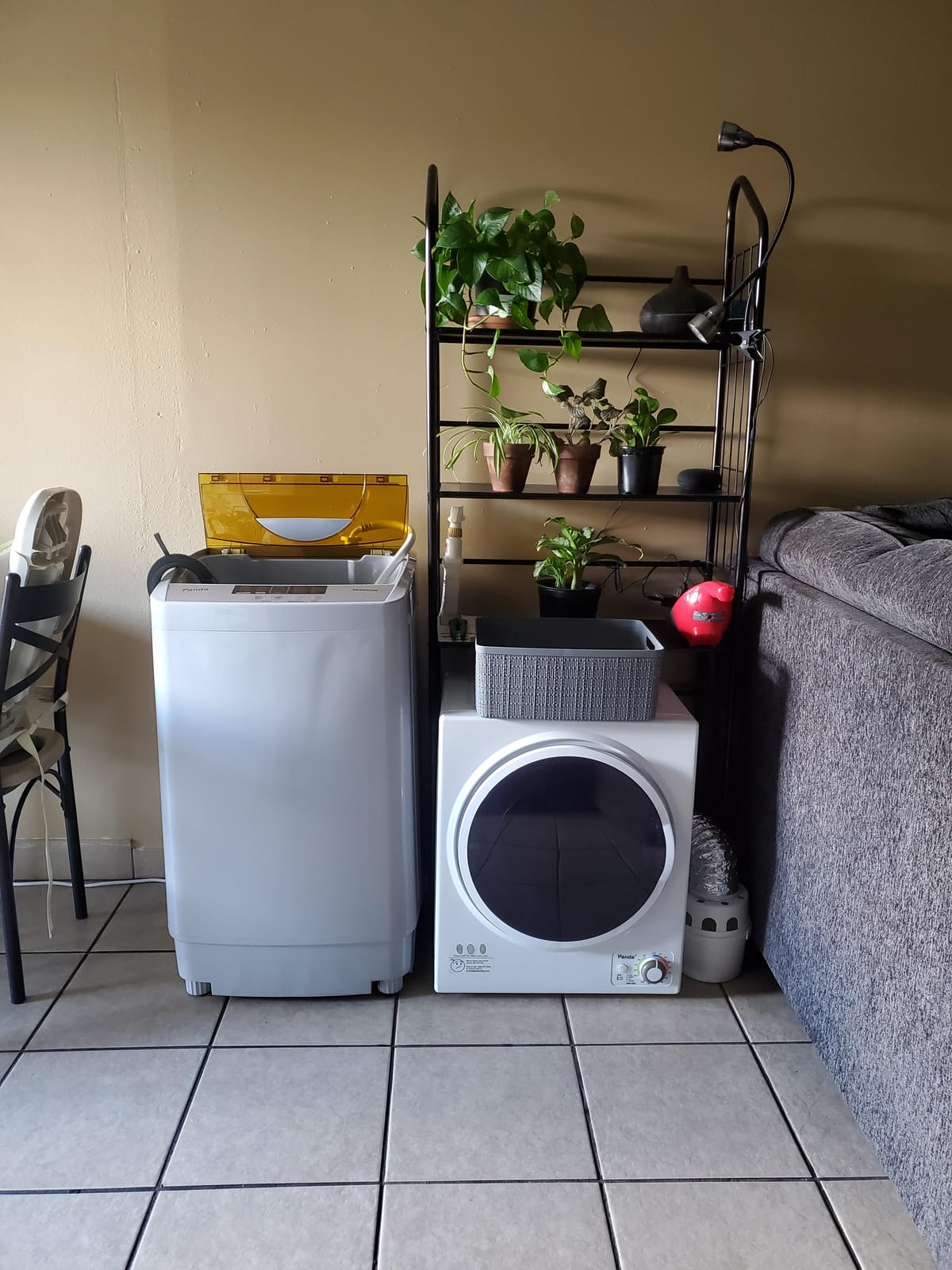 Panda Portable Clothes Dryer 1.5 Cu.Ft. Compact Dryer 850W 120V | Stainless Steel Tub; Vented Front Load Dryer; Ideal for Apartments, Dorms & Smalls Laundry Spaces. customer photo 1