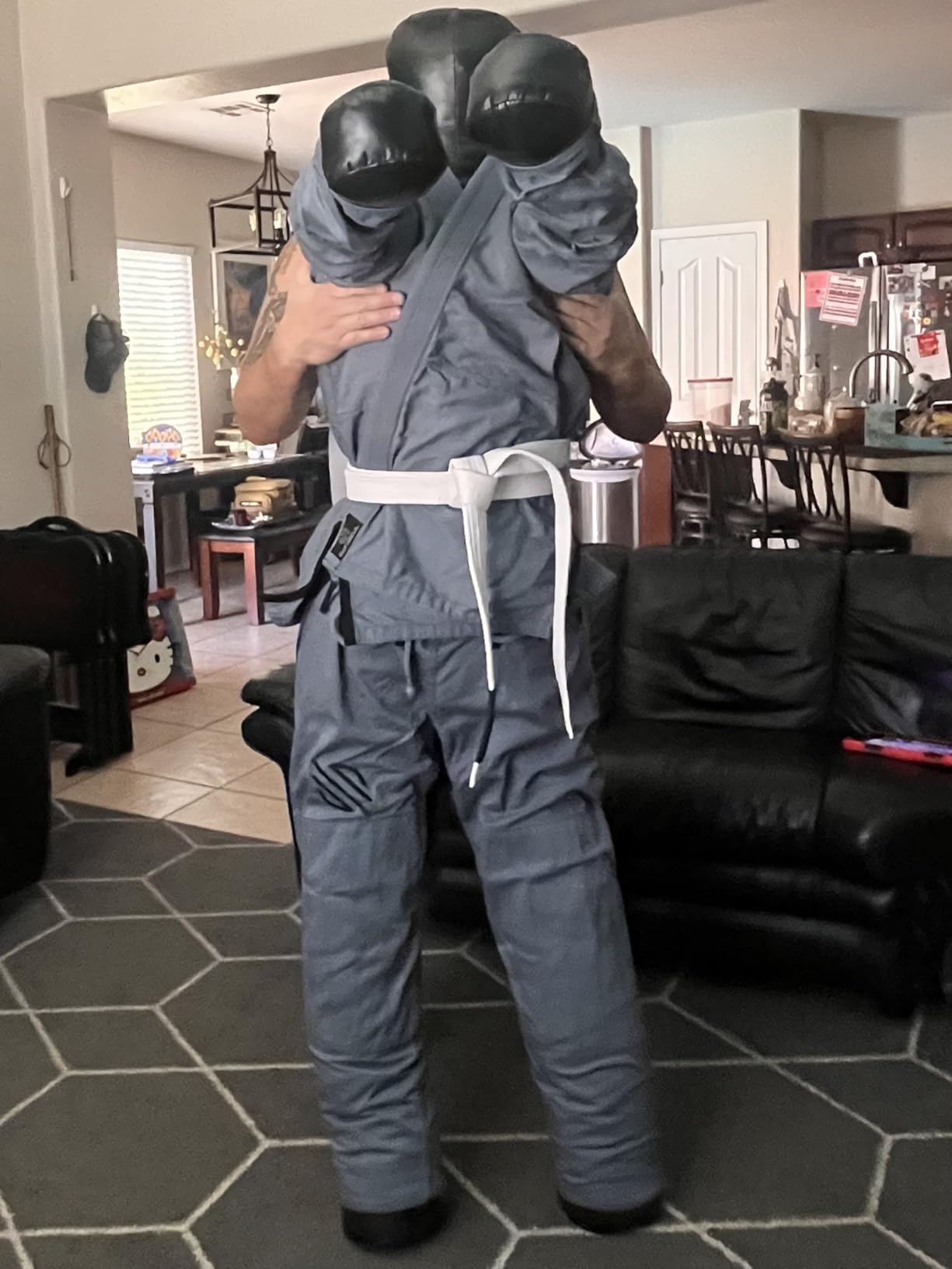 Combat Sports Legged Grappling Dummy - 35 to 140 lb Nylon Training Partner for MMA, Jiu-Jitsu, Wrestling, Takedowns, Throws, Submissions & Striking | Reinforced vinyl nylon build, realistic leg design for takedowns throws submissions, 35-140 lb options, solo training customer photo 1