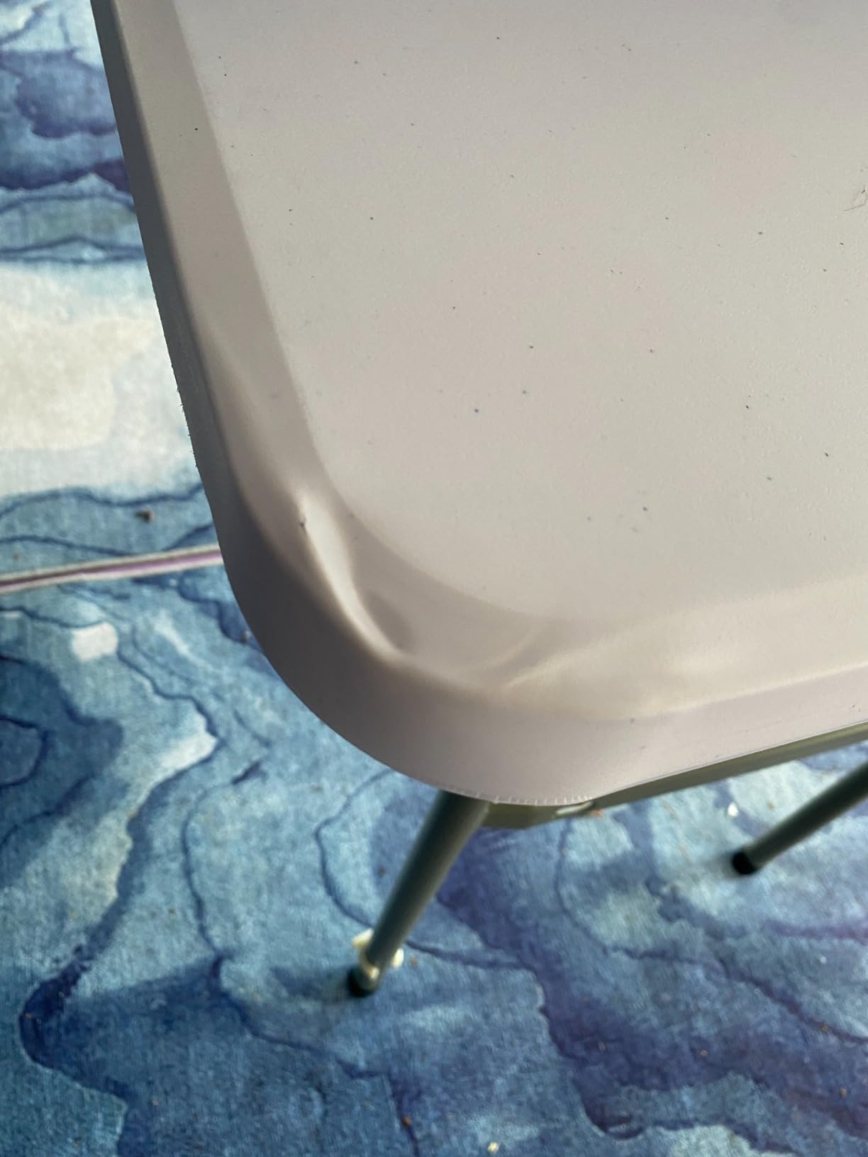 Flash Furniture 8-Foot Granite White Plastic Folding Table | Lightweight, Easy Storage, Commercial Grade customer photo 1