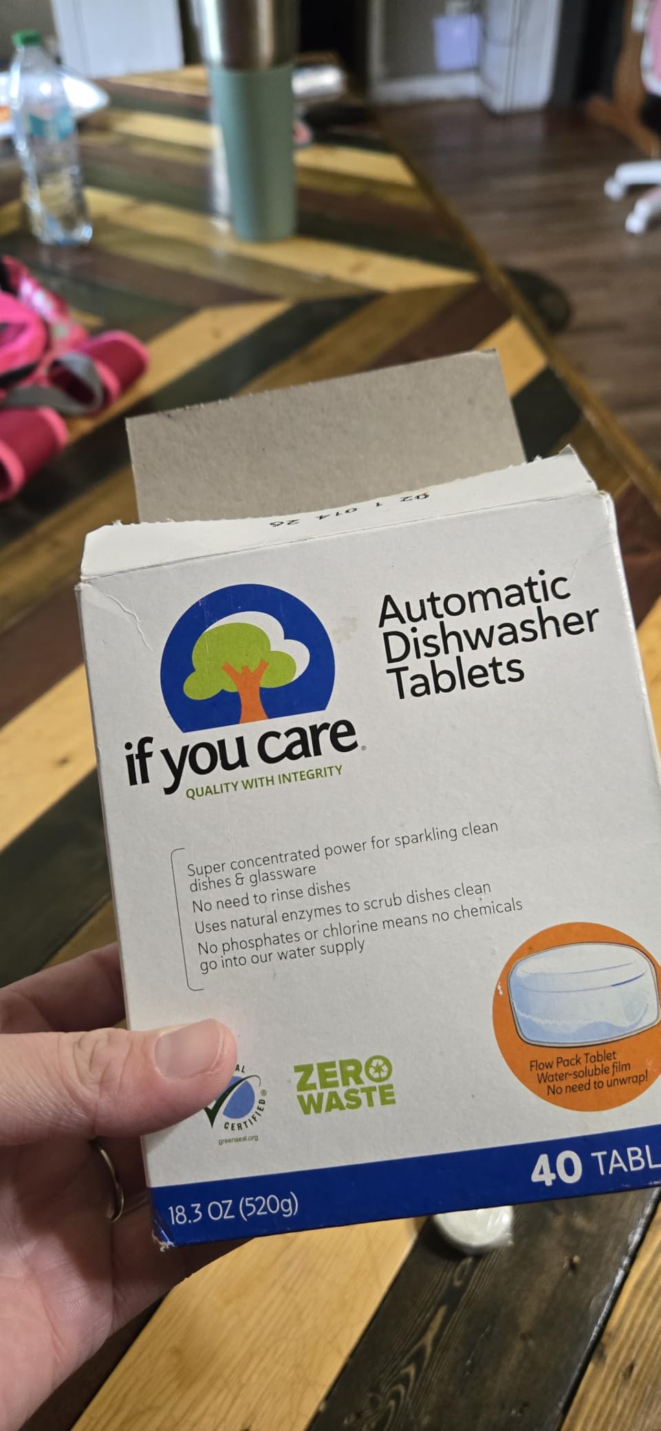 If You Care Dishwasher Tablets 40 Count - Powerful, Plant Based, Concentrated, Biodegradable, Natural Dish Cleaner Detergent, Dishwashing Soap Tabs customer photo 2