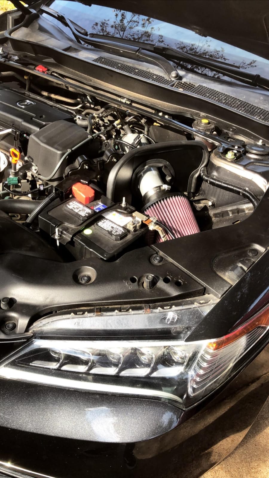 K&N Cold Air Intake System: High-Flow Air Filter, Increase Performance & Acceleration: Compatible with 2013-2017 HONDA Accord, 69-1213TS customer photo 1