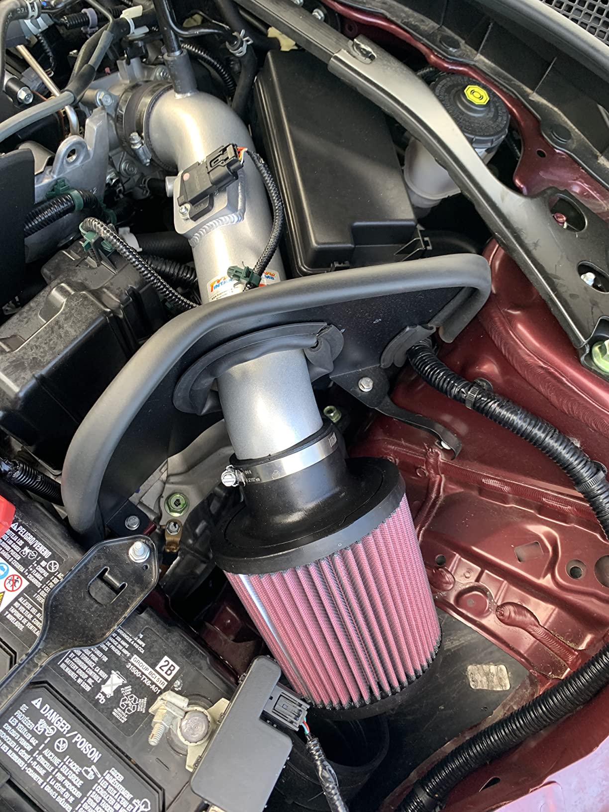 K&N Cold Air Intake System: High-Flow Air Filter, Increase Performance & Acceleration: Compatible with 2013-2017 HONDA Accord, 69-1213TS customer photo 2