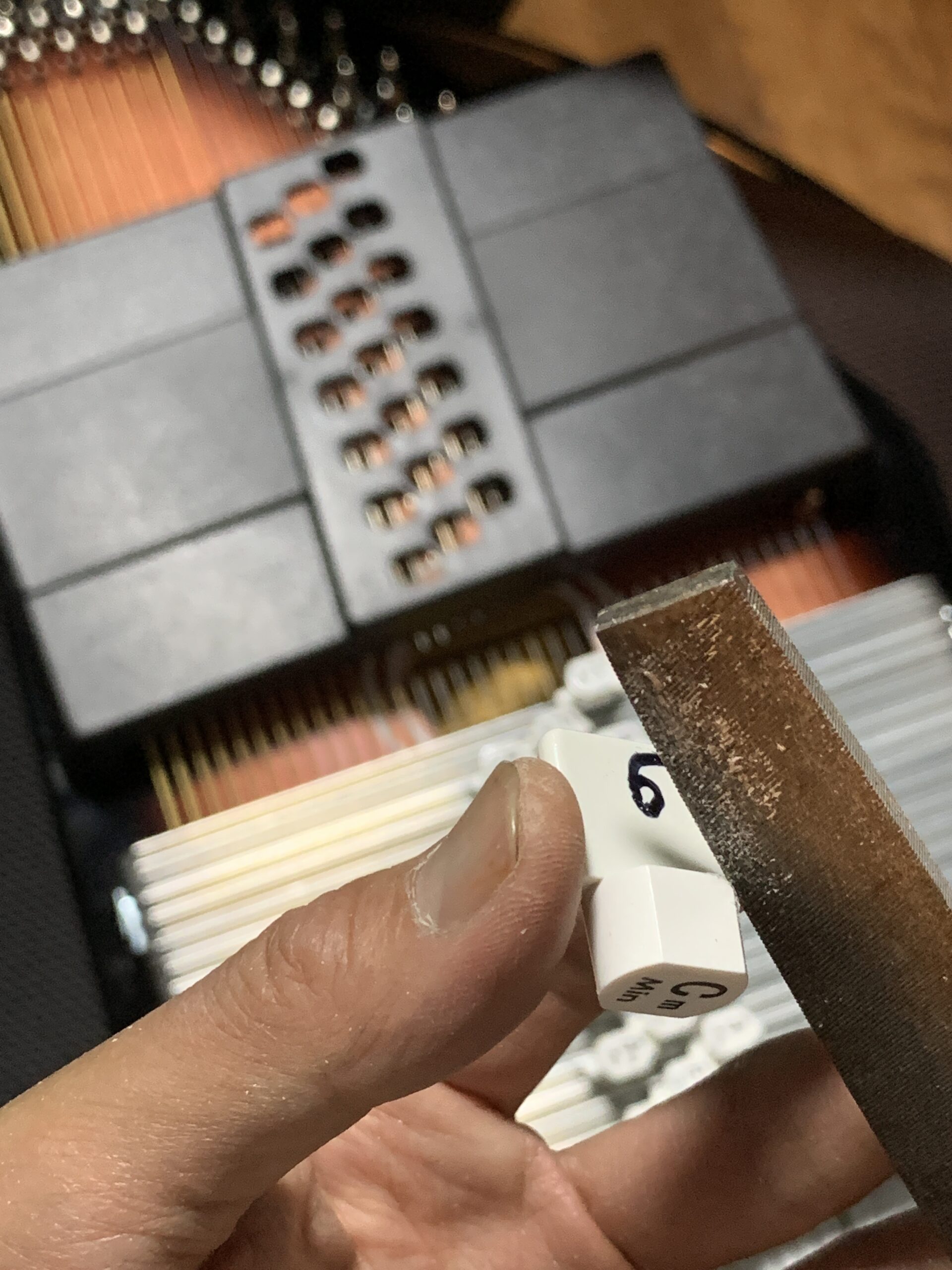 Oscar Schmidt OS21CE 21 Chord Acoustic Electric Auto Harp, Tobacco Sunburst customer photo 2