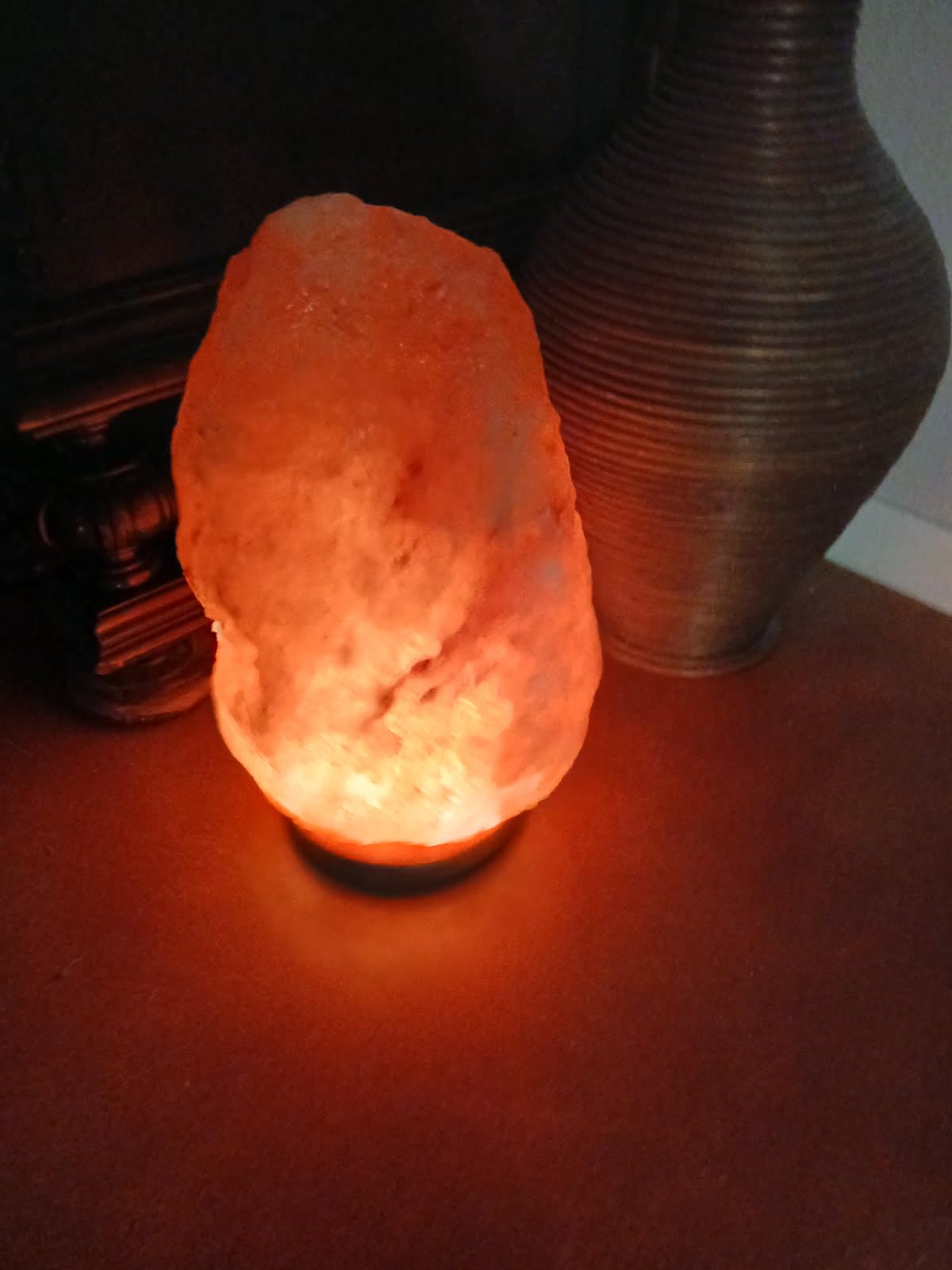 Black Tai Salt Co. Himalayan Salt Lamp 40-50 lbs with On/Off Cord - Extra Large Hand-Carved Natural Pink Rock Salt Lamp customer photo 2