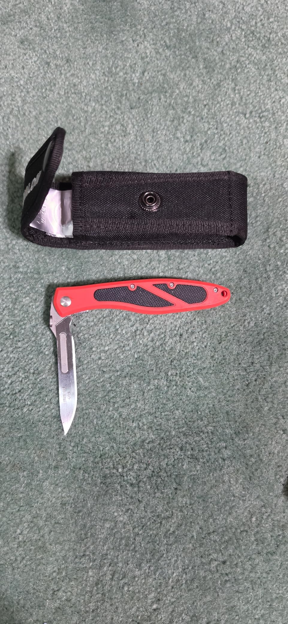 Havalon Piranta-Edge - Outdoor Knife + 12 Replacement Blades, Sharp Skinning Knives for Hunting, Fishing, Deer & Survival, Orange customer photo 2
