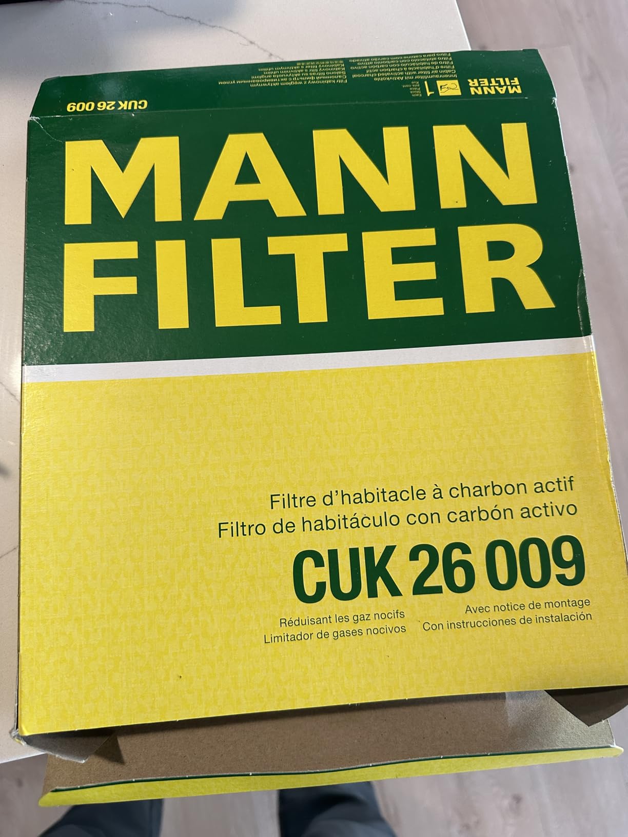 MANN-FILTER CUK 26 009 Cabin Air Filter with Activated Carbon customer photo 2