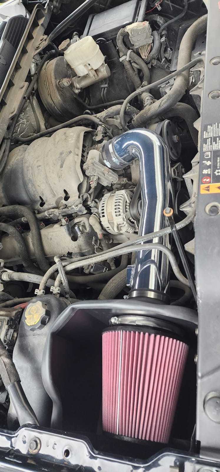 Cold Air Intake System: High-Flow Air Filter, Increase Performance & Towing: Compatible with 2014-2020 Chevy/GMC/Cadillac Silverado 1500, Suburban, Tahoe, Sierra 1500, Yukon, Escalade, 77-3082KP customer photo 1