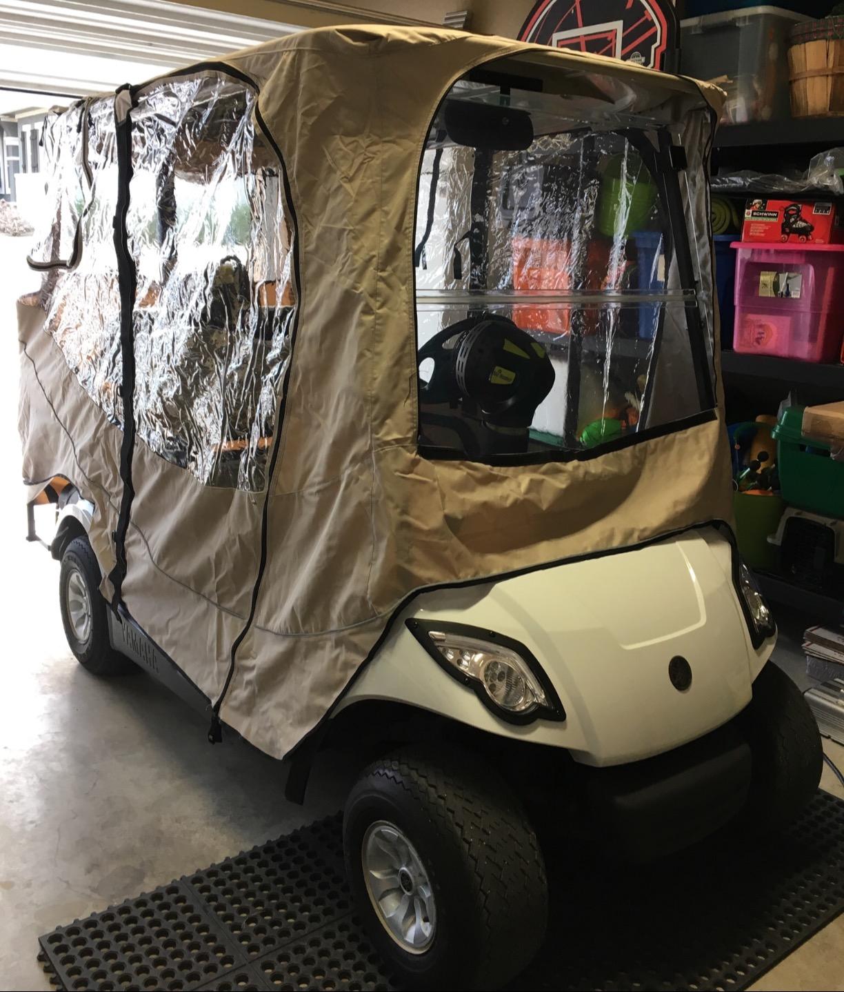 Classic Accessories Fairway Golf Cart Deluxe Enclosure customer photo 1