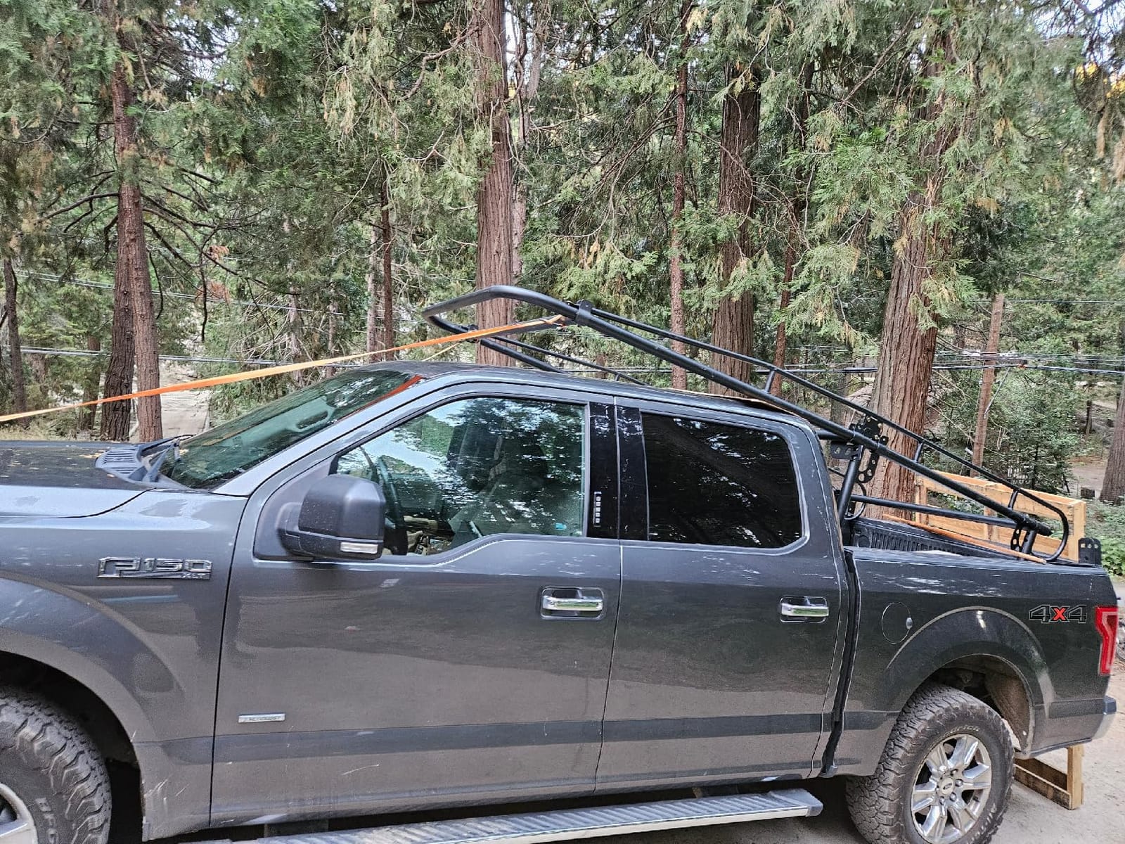 Ladder Truck Rack, Over-Cab, 800 lb, 49