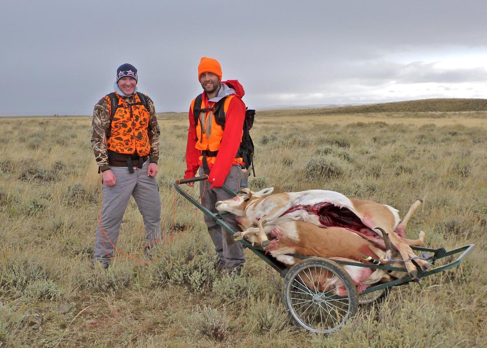 Leader Accessories Super Mag Hauler Steel Hunting Deer Game Cart 550lb Capacity customer photo 1