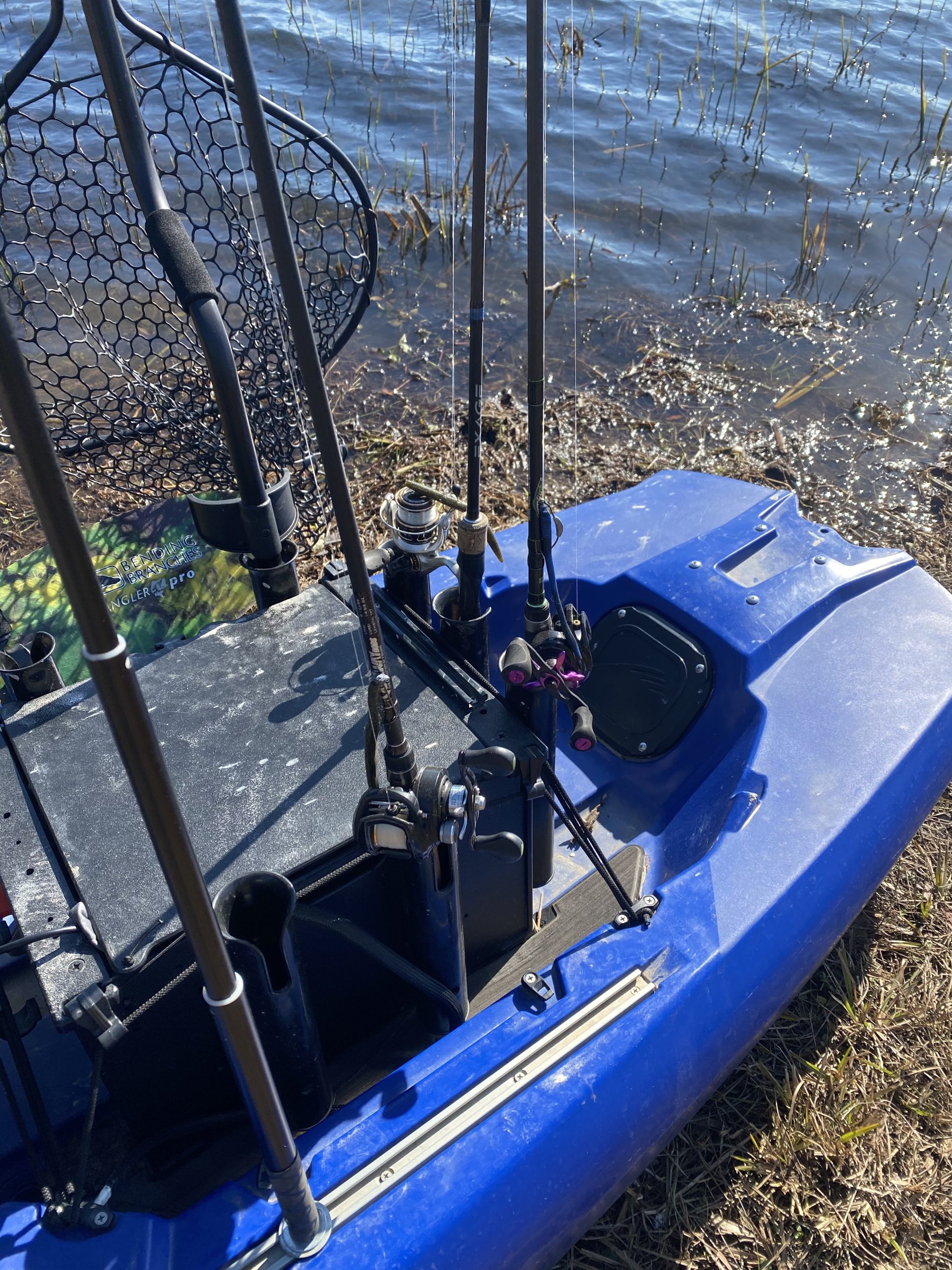 YakAttack Leverage Landing Net - Size & Style Options | Folding Kayak Fishing Net with Forearm Grip | Full Rubber Netting | Collapsible & Track Mount Compatible customer photo 2