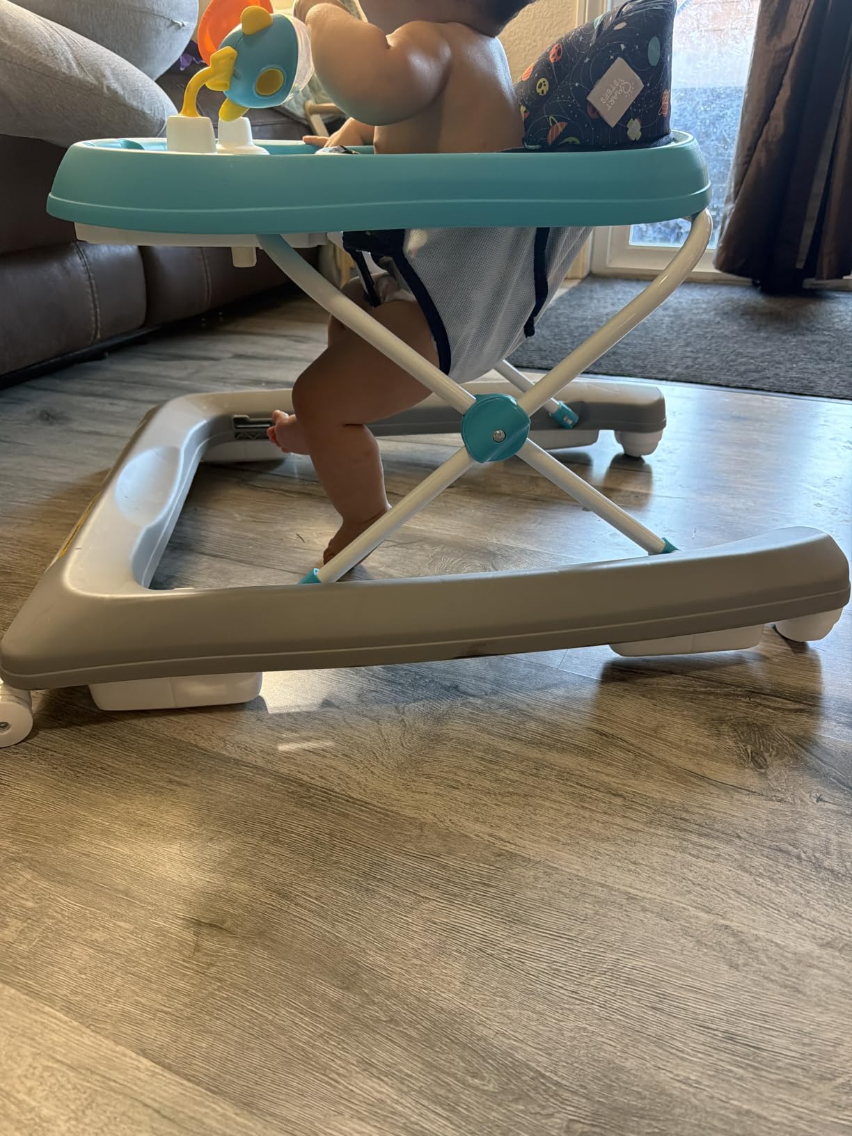 Smart Steps Trend Activity Walker with Removeable Toy Bar, Multi-Directional Front Wheels, Tray, Adjustable Height and Flat Fold Frame for Storage, Ages 6 Months +, Emily Pink customer photo 1