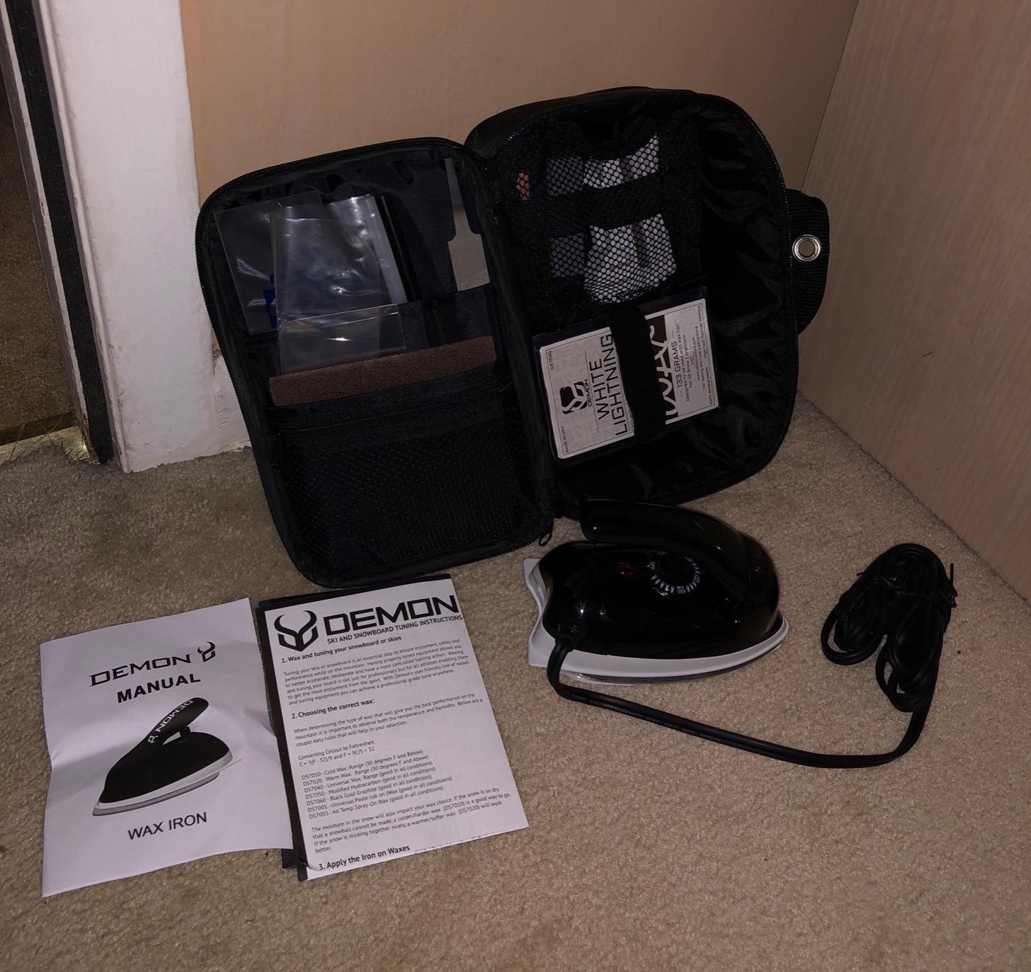 Demon Complete Basic Tune Kit with Wax- Everything Needed to do a Basic Tune for Your Skis and Snowboard * Made in USA Wax* customer photo 1