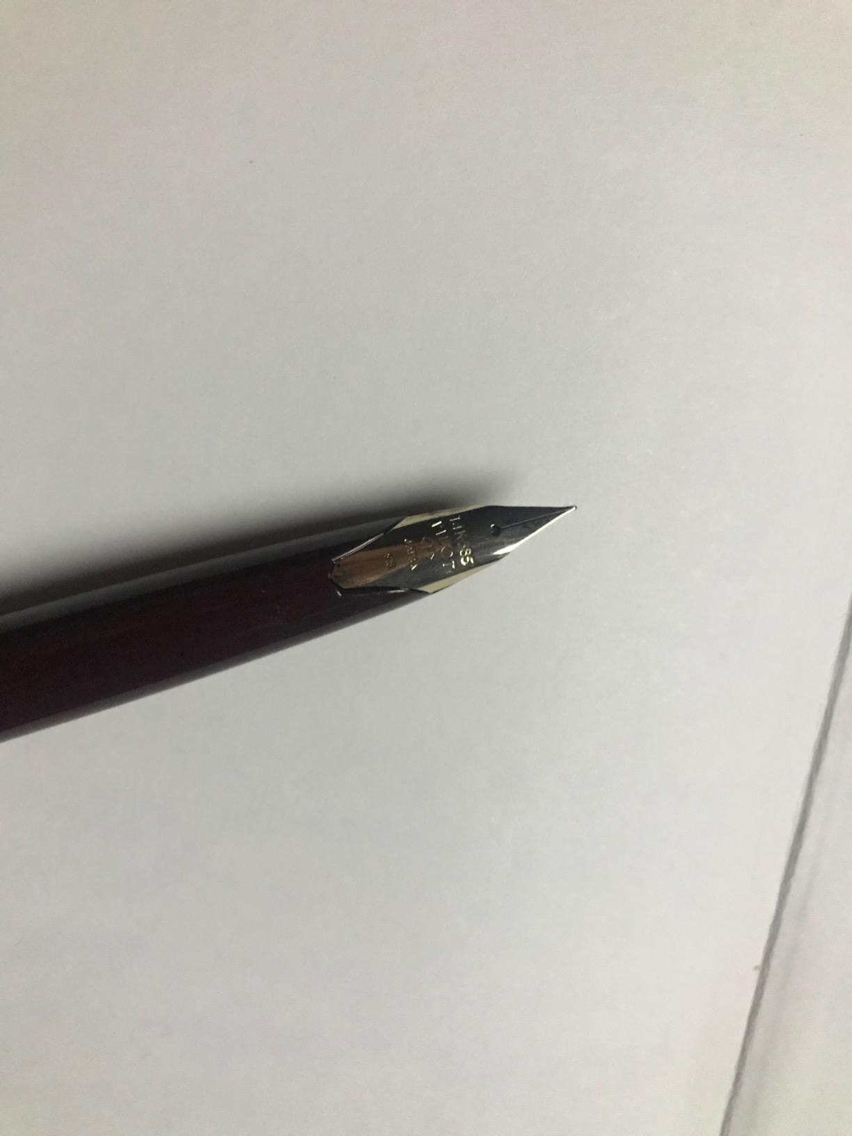 PILOT E95s Fountain Pen, Ivory Barrel with Gold Accents, Medium Nib, Blue Ink (60841) customer photo 2