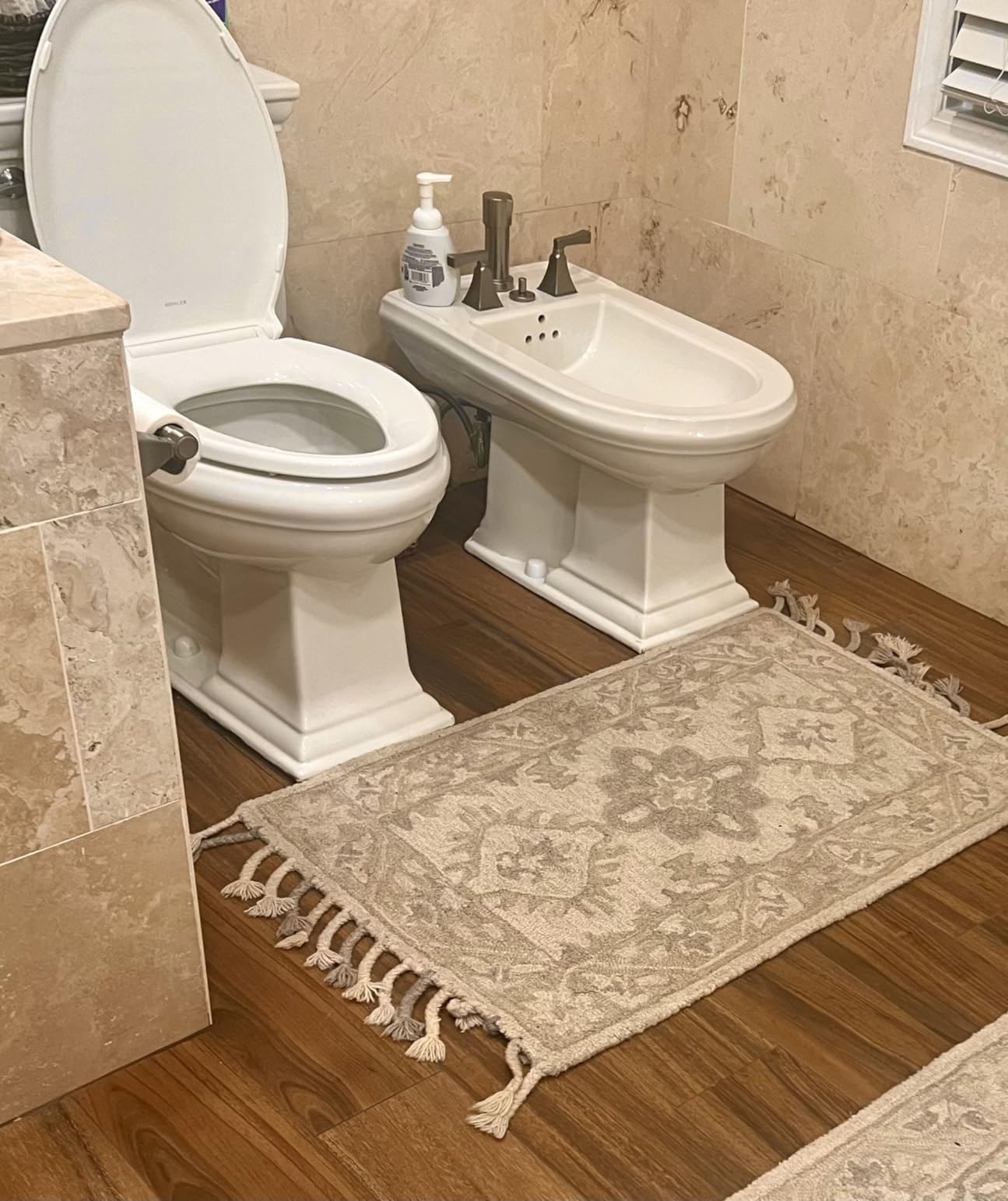 20 sqft Heating Mat System, 120V Electric Radiant Floor Heating System for Tile and Stone with Floor Sensing Thermostat Aube TH115-AF-120S. Heated Tile, Stone, Vinyl customer photo 2