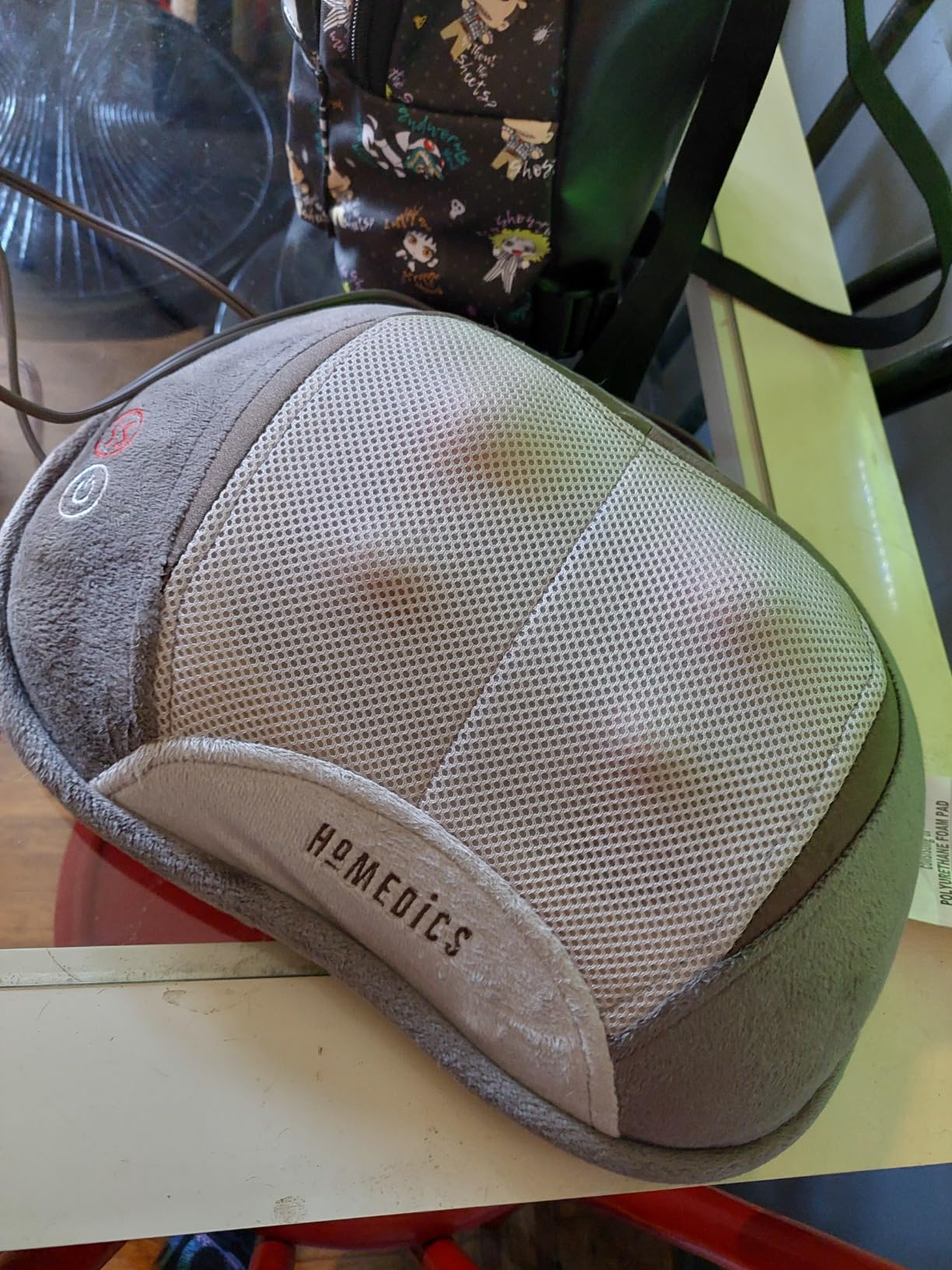 Homedics Shiatsu Back Massager with Heat, 3D Deep Tissue Massage Pillow customer photo 2