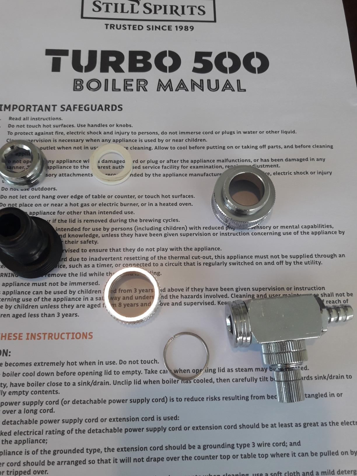 Still Spirits T-500 Boiler and Condenser Complete System customer photo 1