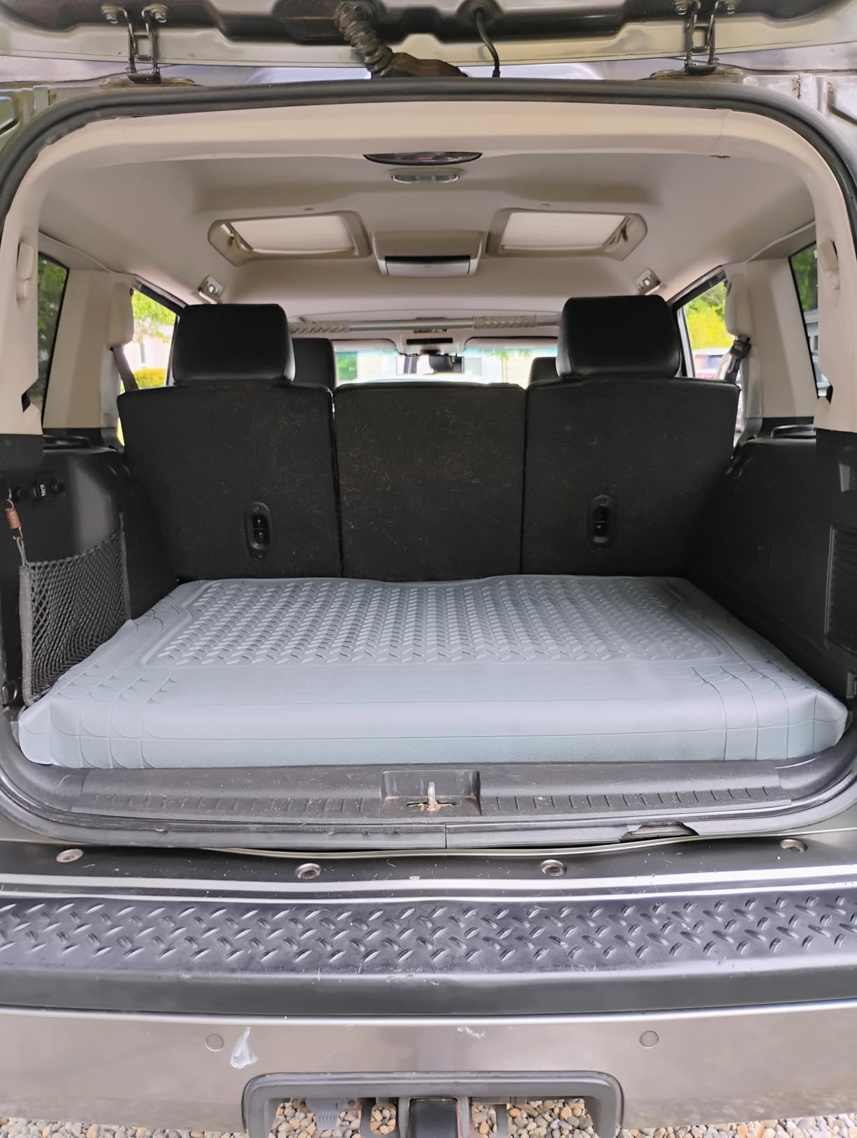Heavy Duty Cargo Liner Floor Mat-All Weather Trunk Protection, Trimmable to Fit & Durable HD Rubber Protection for Car SUV Sedan Auto customer photo 2