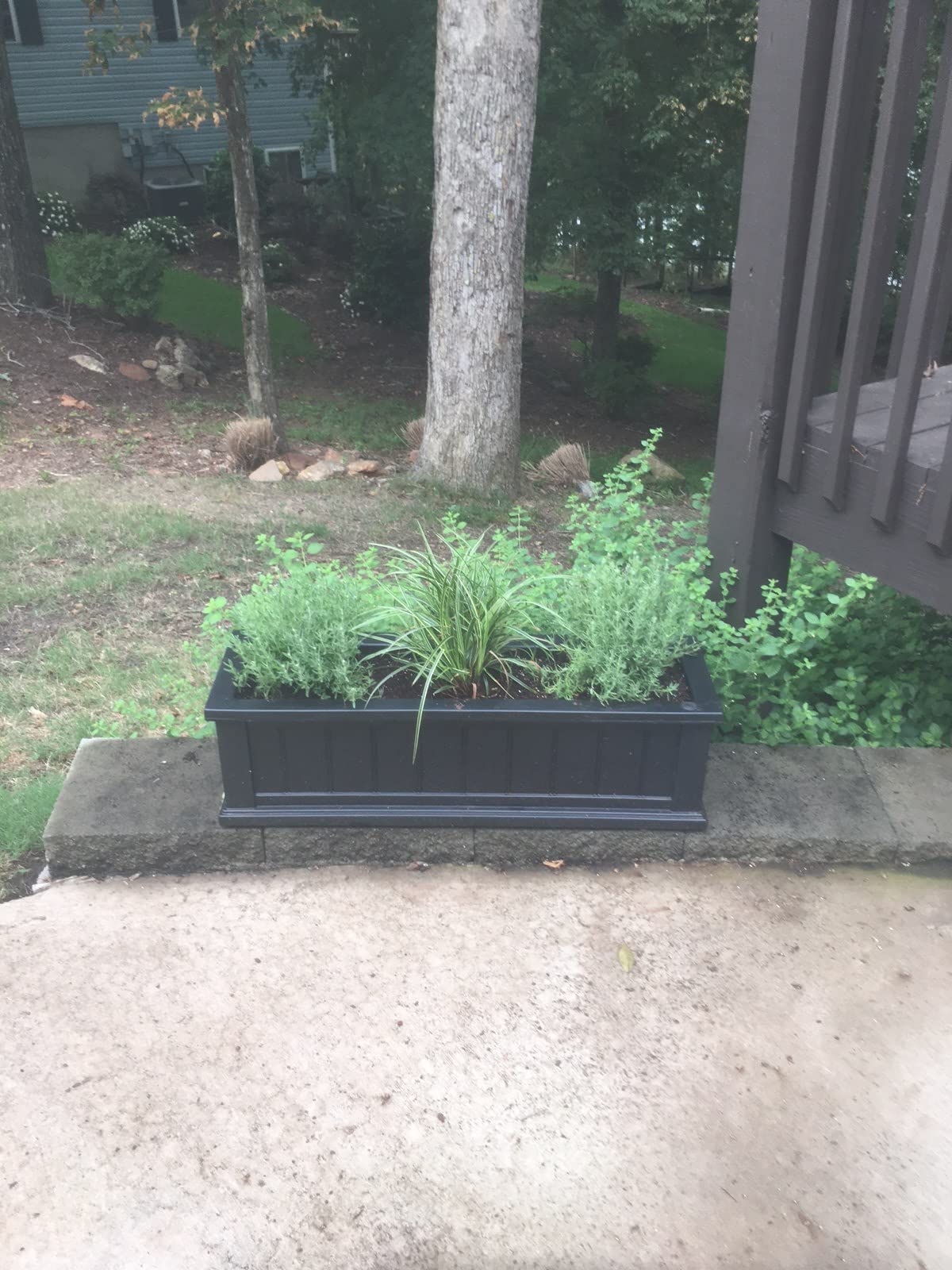Mayne Cape Cod 4ft Window Box - Black - 48in L x 11in W x 10.8in H customer photo 2
