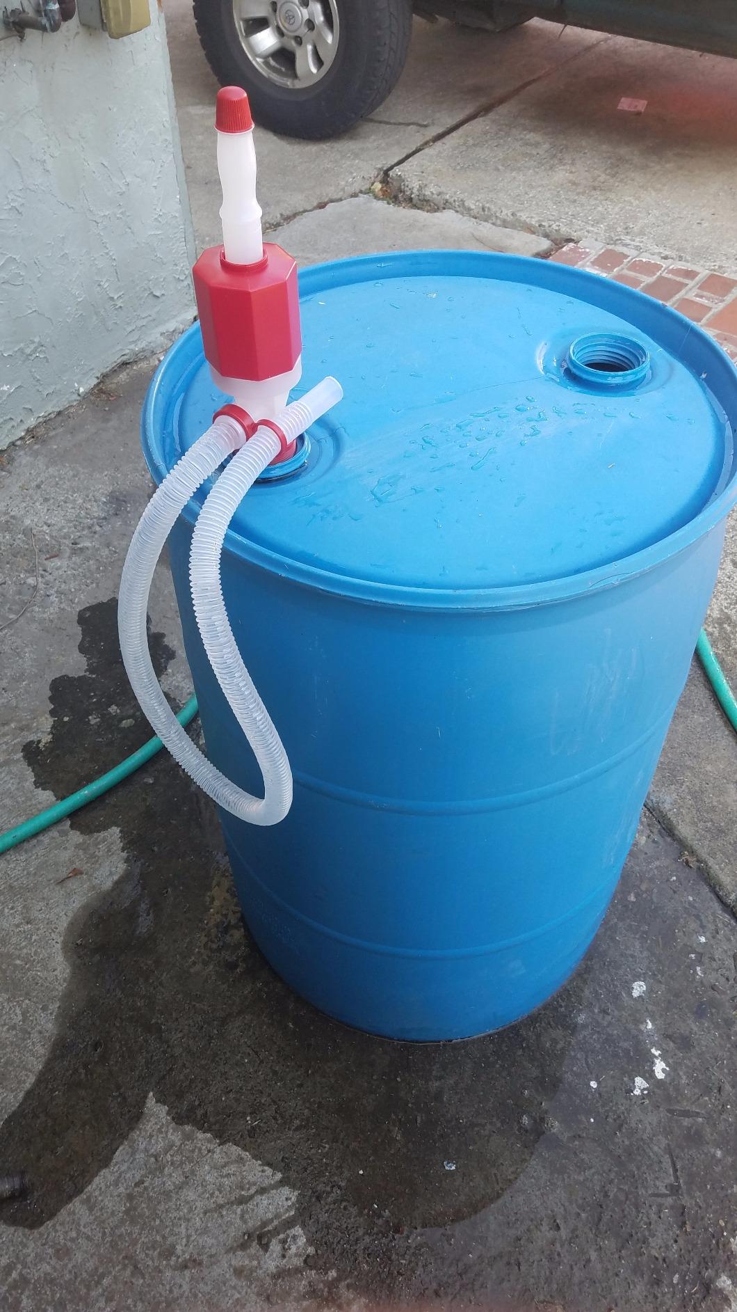 TERA PUMP Emergency 55 Gallon Drum Water Pump | Food Grade BPA-Free, Heavy Duty Hand Barrel Siphon, 5.5 GPM, Drinking Water Transfer, Disaster Preparedness customer photo 2