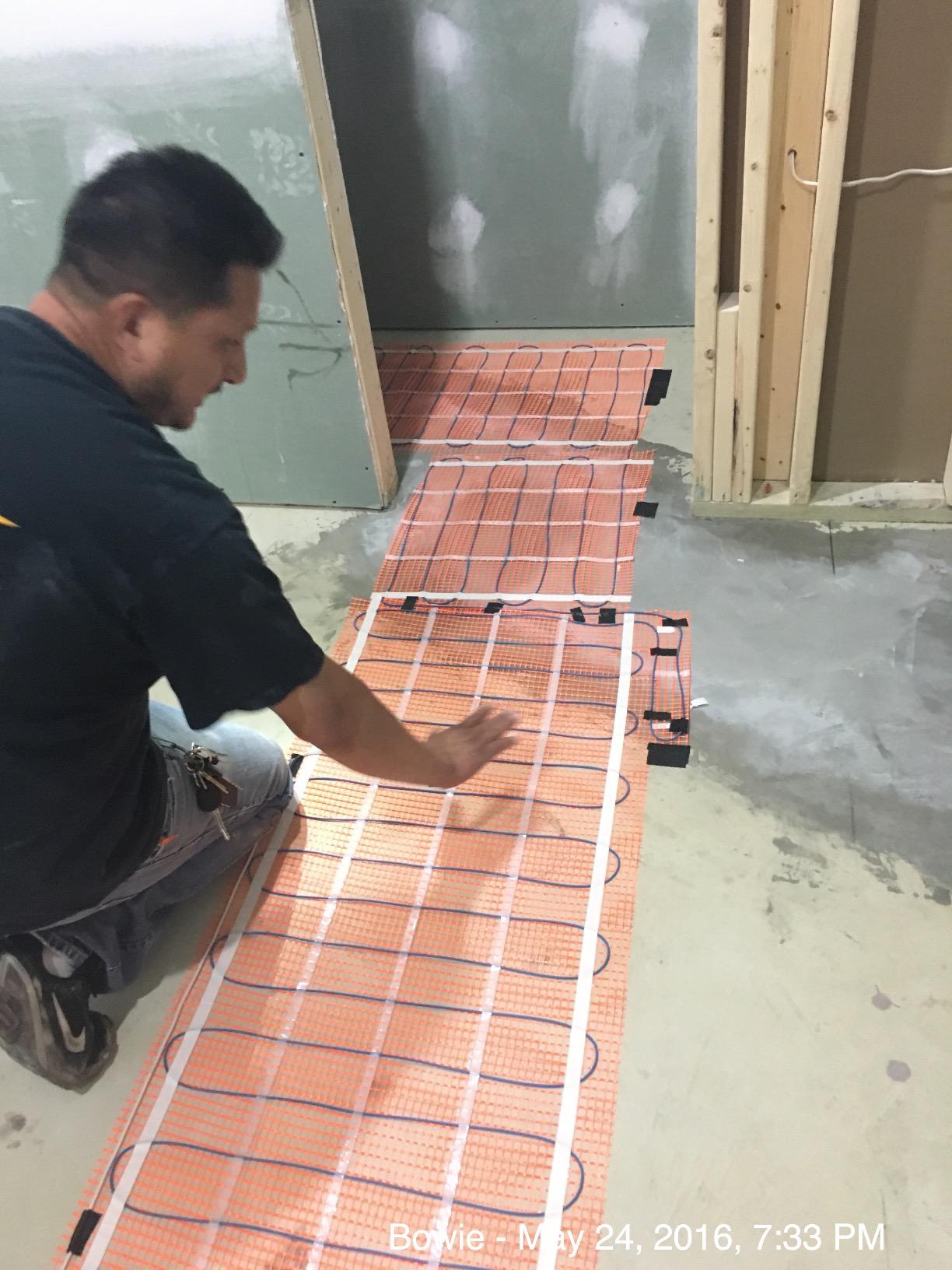 SunTouch TapeMat Electric Under Floor Heating Mat with 1/8