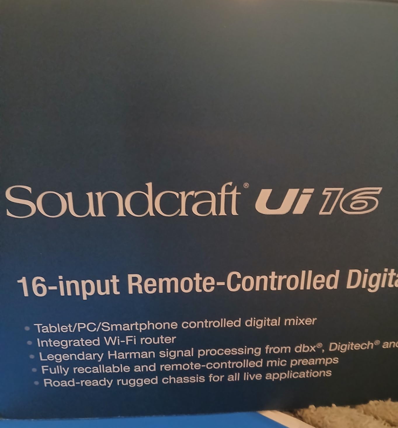 Soundcraft Ui16 Remote-Controlled 16-Input Digital Mixer customer photo 2