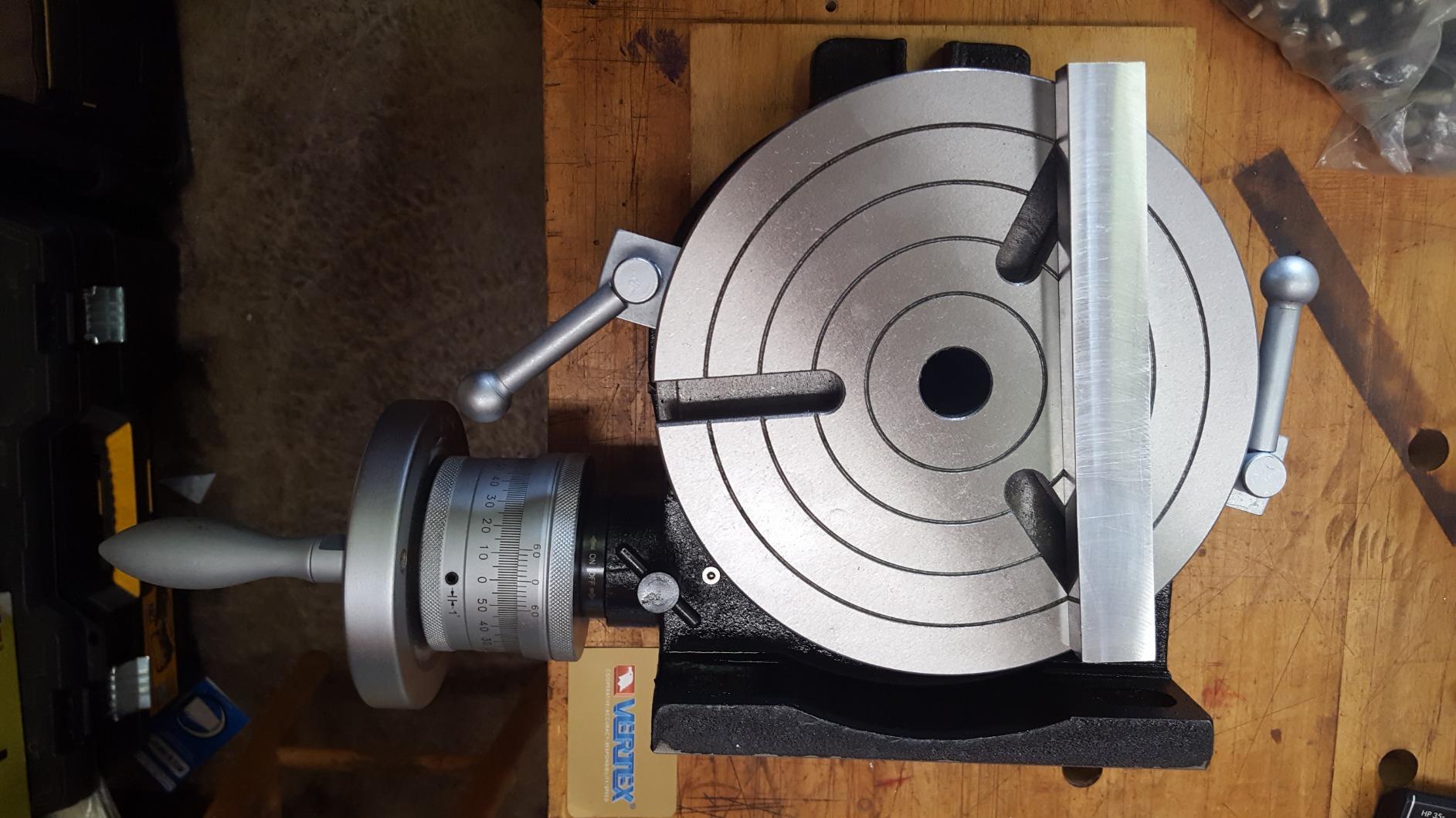 Vertex 3900-2314 Horizontal/Vertical Rotary Table, 4