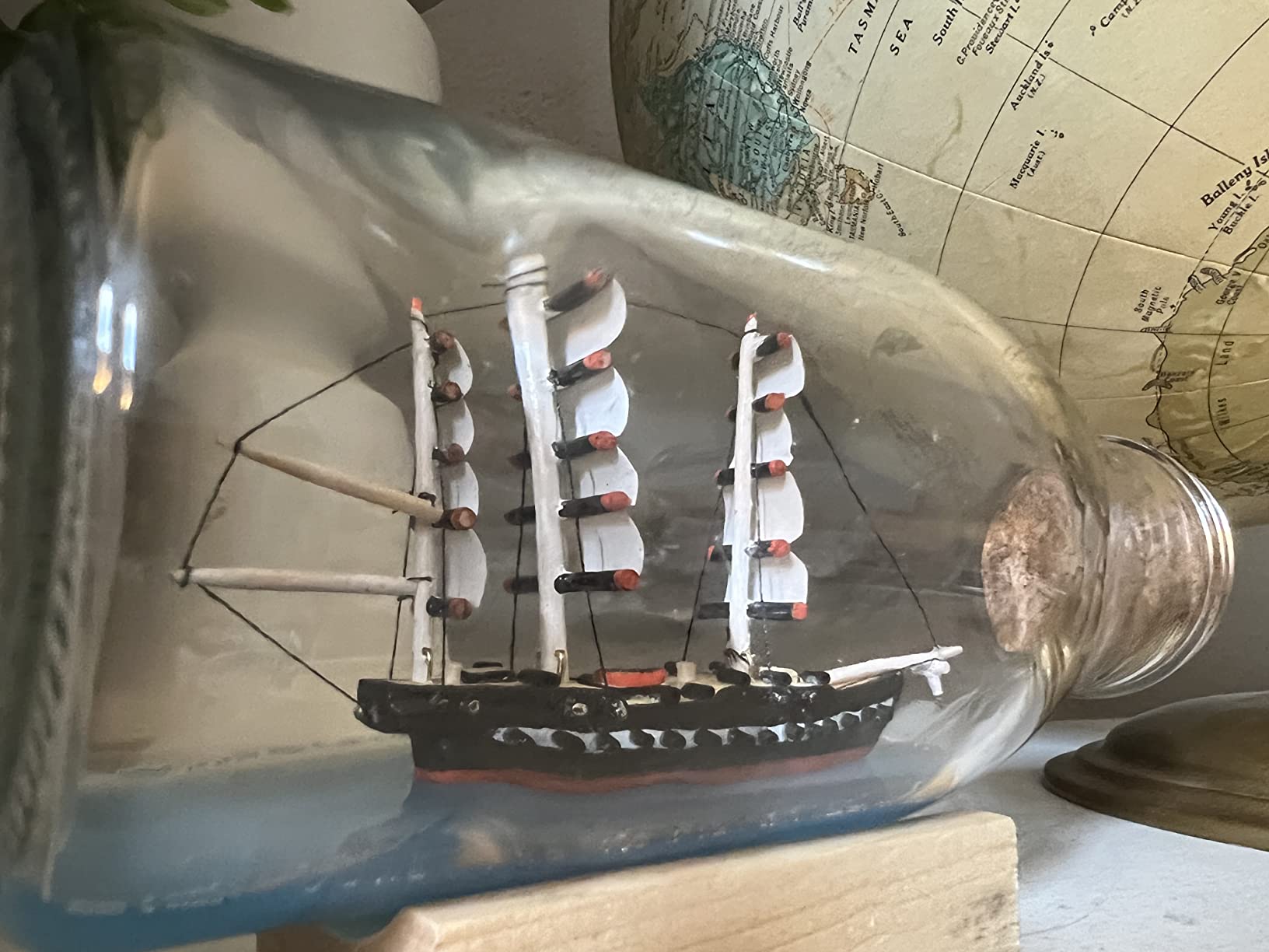 USS Constitution Ship Build Your Own Boat In A Bottle Model Kit - Made In US customer photo 1