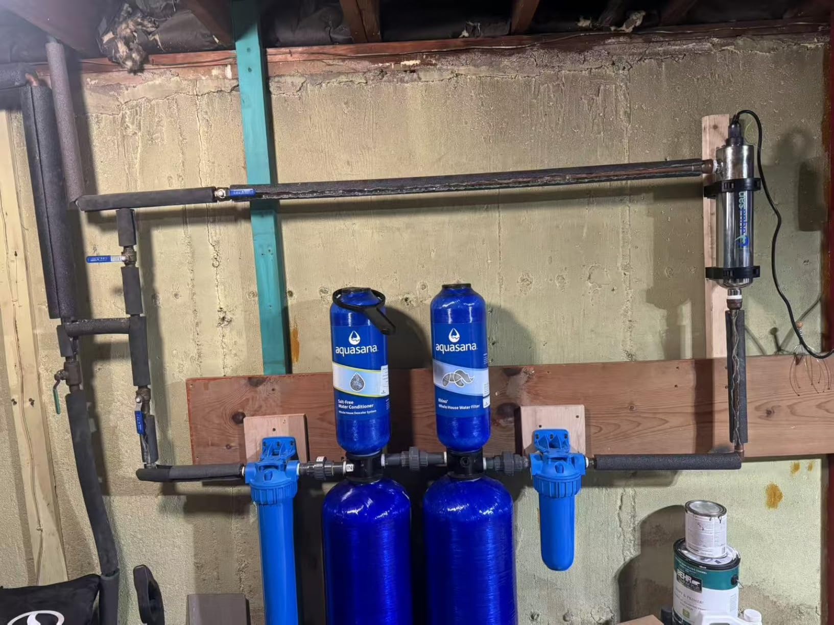 Aquasana Whole House Water Filter System | 1M Gal | Carbon & KDF | EQ-1000 | 10-Year Filter | 14.6 GPM | Reduces 97% Chlorine & Sediment | Pre & Post Filters Included | Pro Kit | 10-Year Warranty customer photo 2