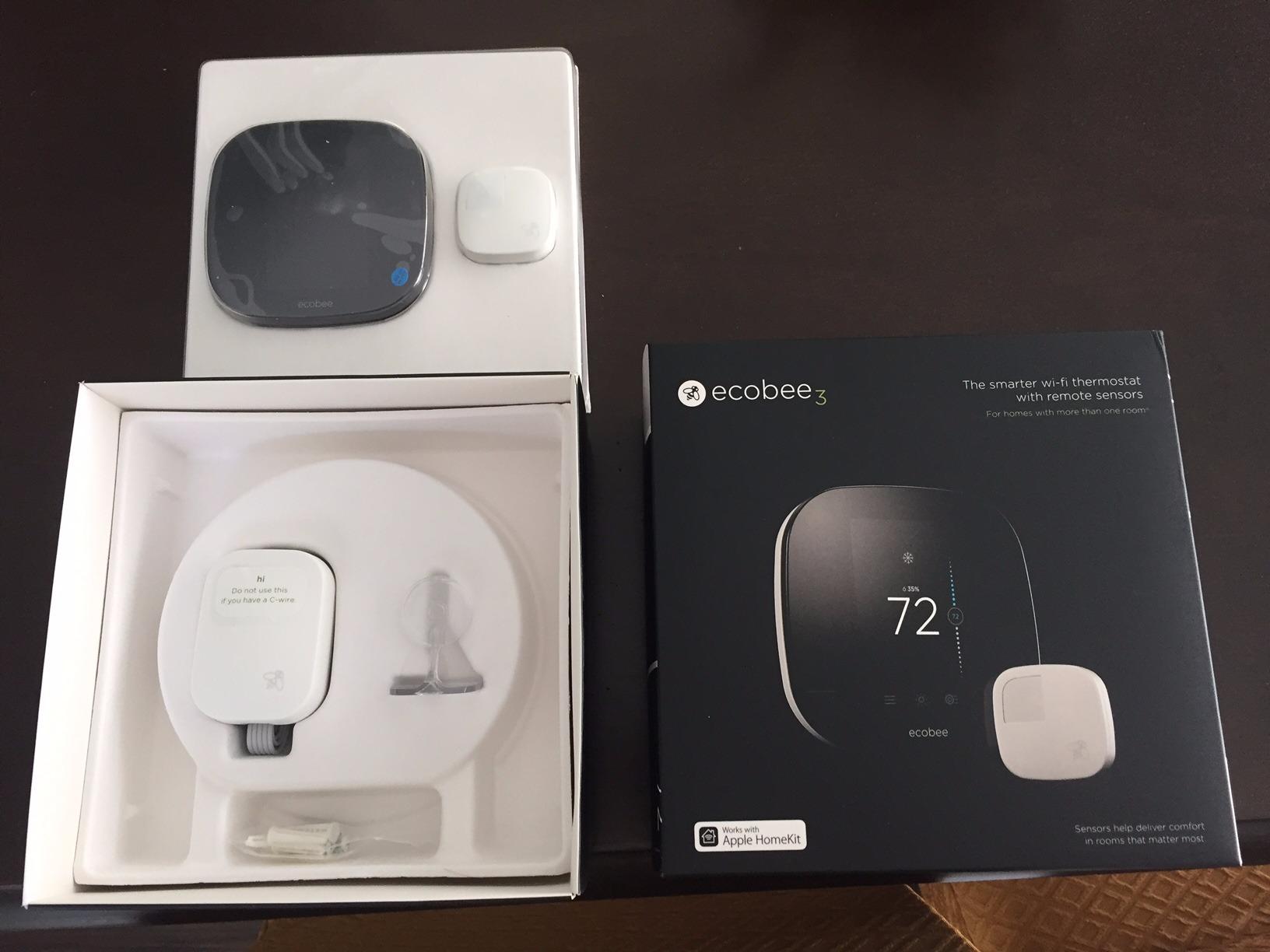 ecobee3 Smarter Wi-Fi Thermostat with Remote Sensor, 2nd Generation customer photo 1