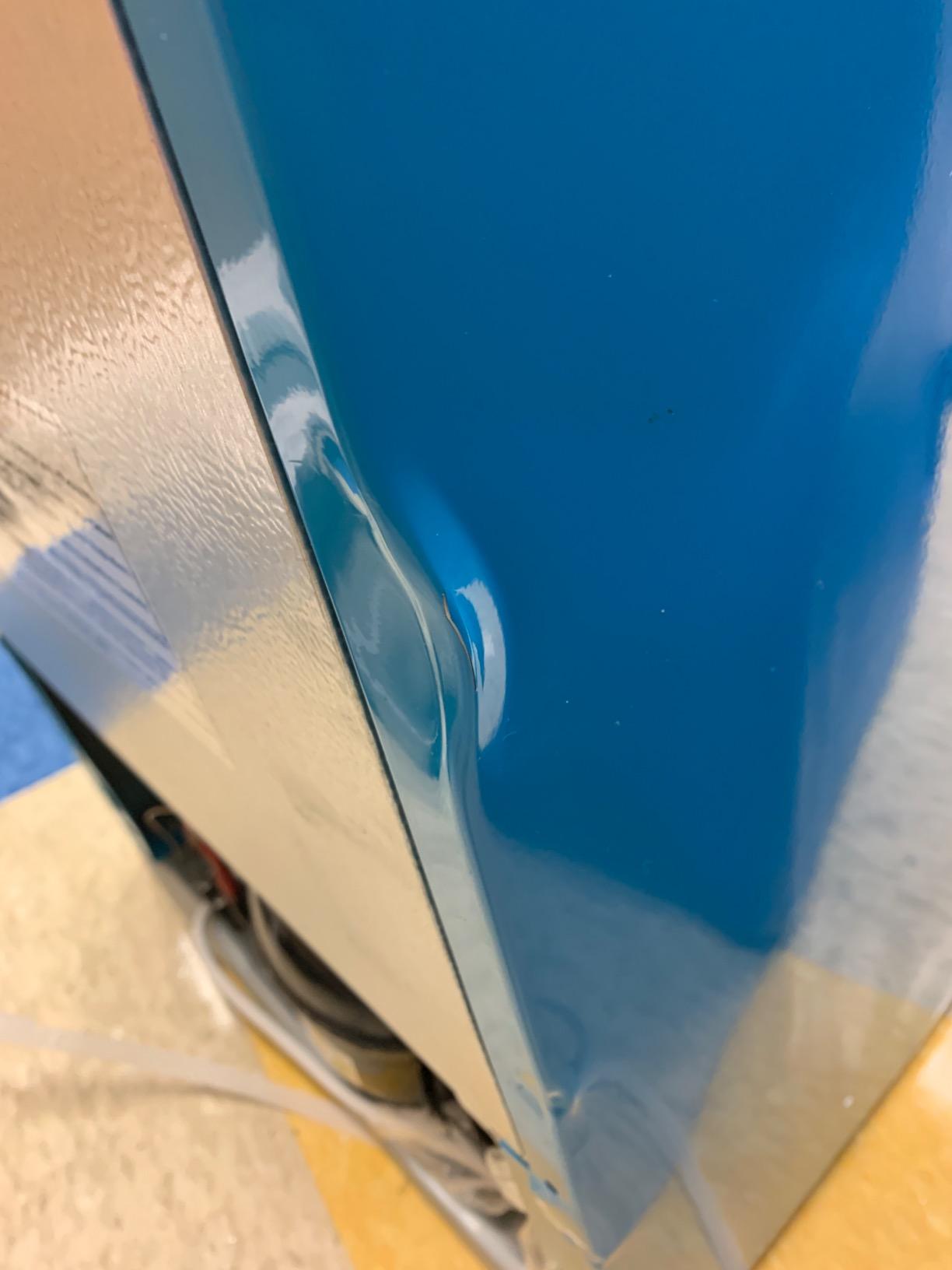 ARCTIC CHEF Mini Refrigerator-Freezer Compartment-Adjustable Thermostat Control-Reversible Doors-Ideal for Dorm, Office, RV, Garage, Apartment-BLUE, 3.2 CU.FT customer photo 2
