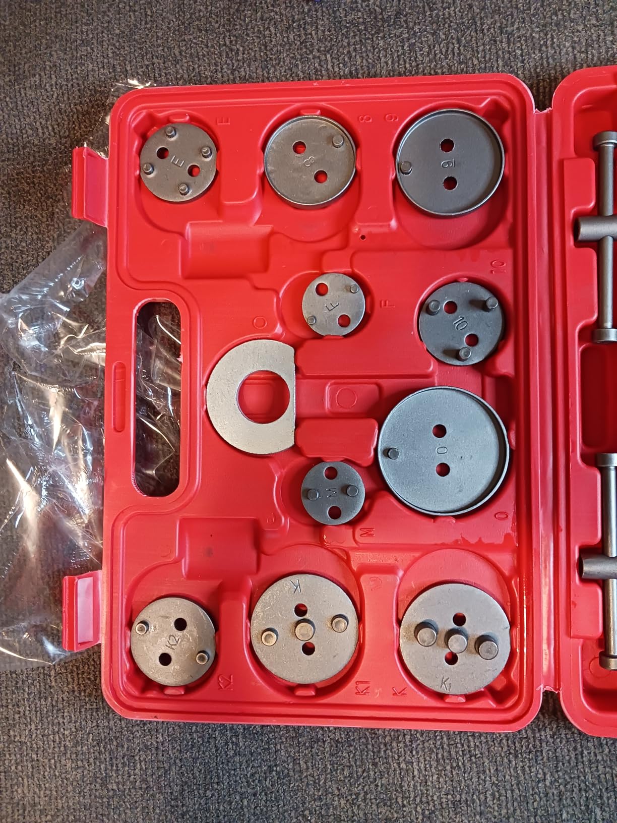 8MILELAKE Disc Brake Caliper Compressor Wind Back Tool 24pc Professional Caliper Tool Set customer photo 2