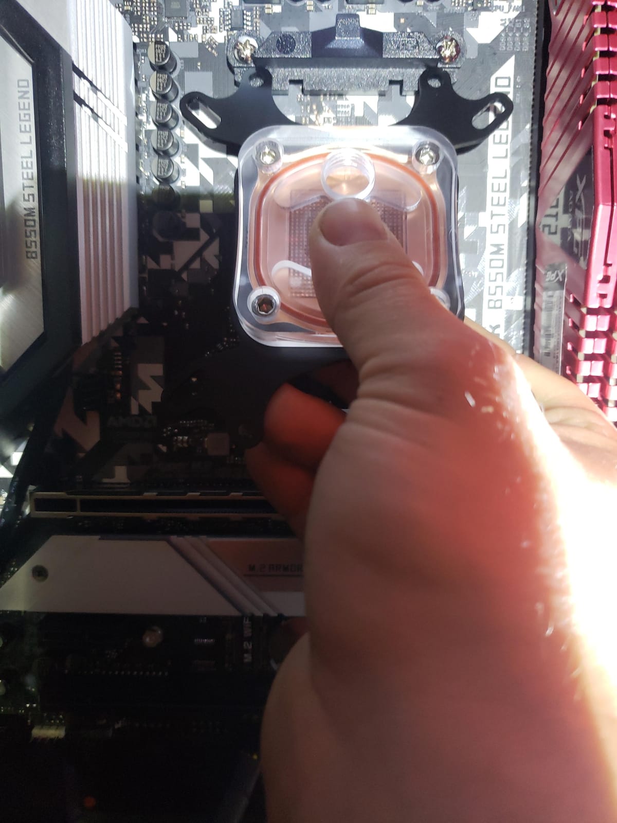 CPU Water Cooling Block Waterblock 50mm Copper Base Cool Inner Channel customer photo 2