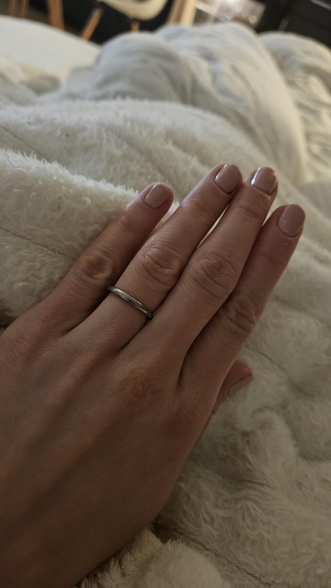 TIGRADE 2mm 4mm 6mm 8mm 10mm Titanium Ring Plain Dome High Polished Wedding Band Comfort Fit Size 3-15 customer photo 1