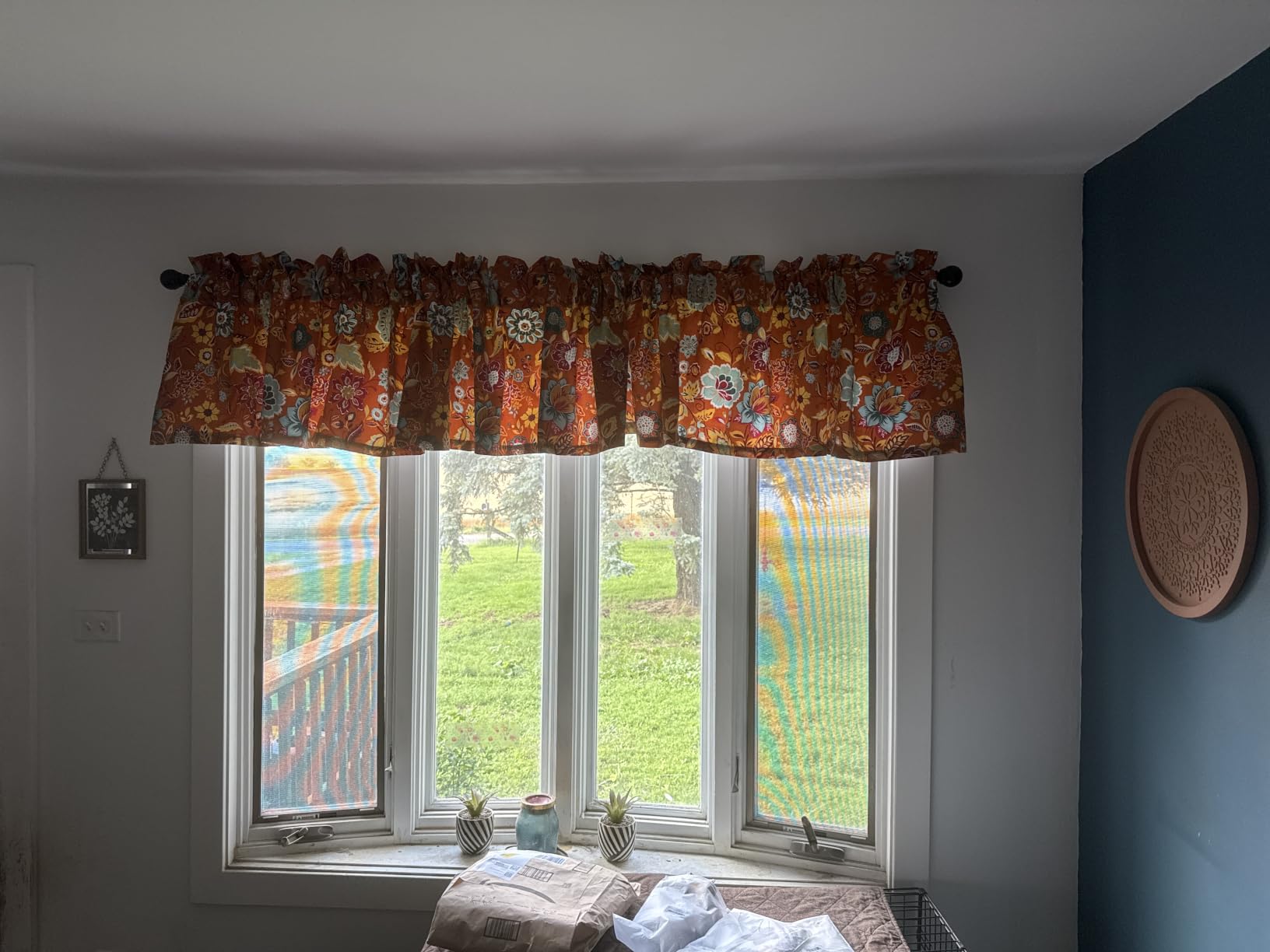 Astoria Window Valance, White, 84x19