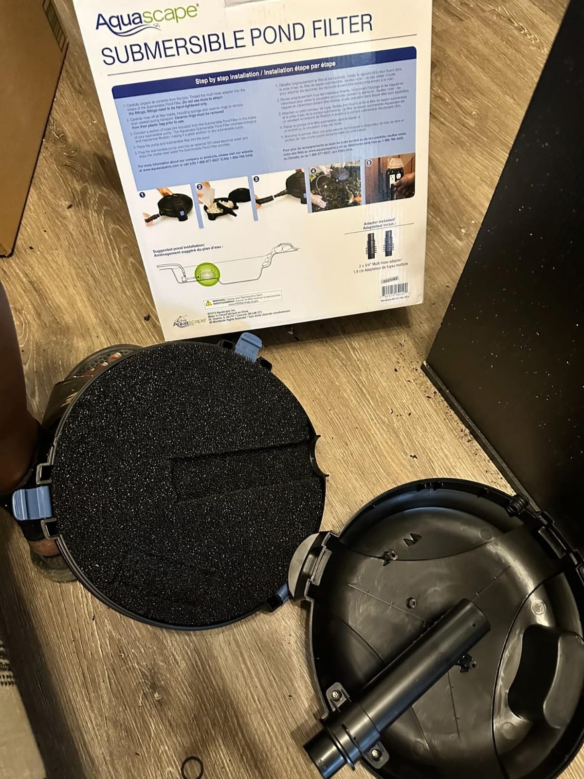 Aquascape 95110 Submersible Pond Water Filter | Mechanical and Biological Filtration customer photo 1