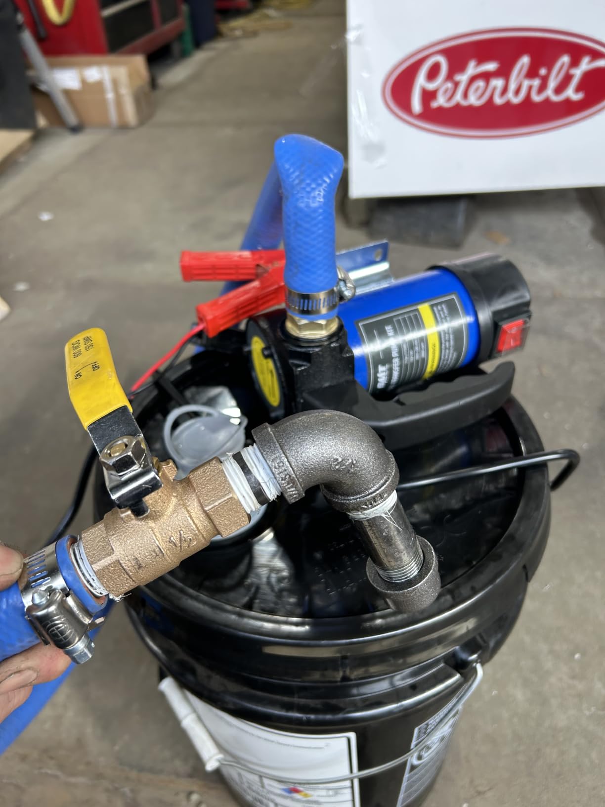 OMT Diesel Transfer Pump, 12V Fuel Transfer Pump | 12 gpm Portable Electric Fuel Pump for Oil Change, Automotive Marine Self Priming Oil Extractor Pump Suction Pump customer photo 1