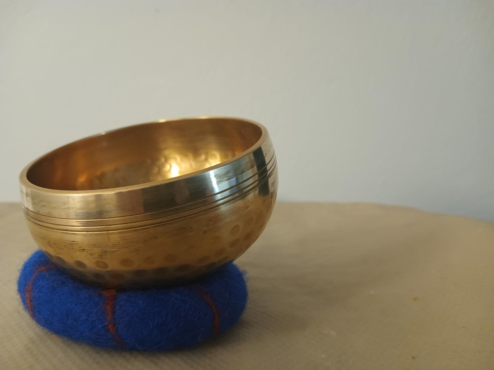 Handcrafted Tibetan Singing Bowl Set - 3.5