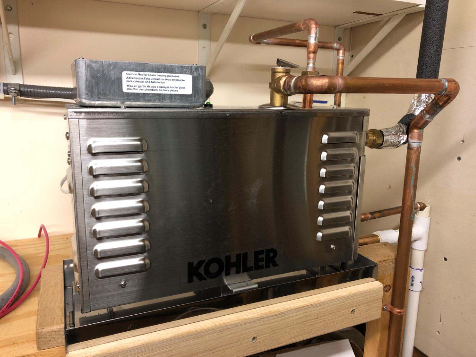 KOHLER 5531-Na Invigoration Series 11Kw Steam Generator, Fast-Response And Power Clean Technology customer photo 1