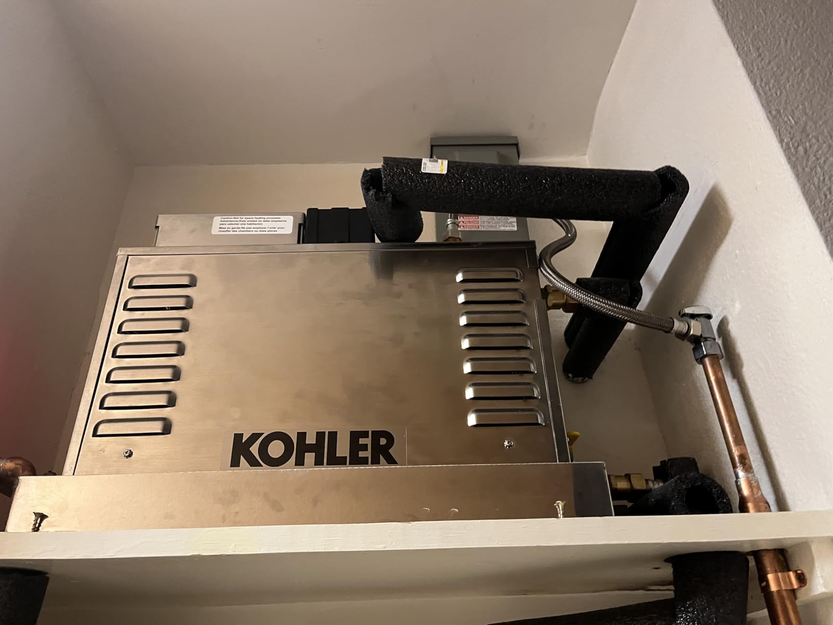 KOHLER 5531-Na Invigoration Series 11Kw Steam Generator, Fast-Response And Power Clean Technology customer photo 2