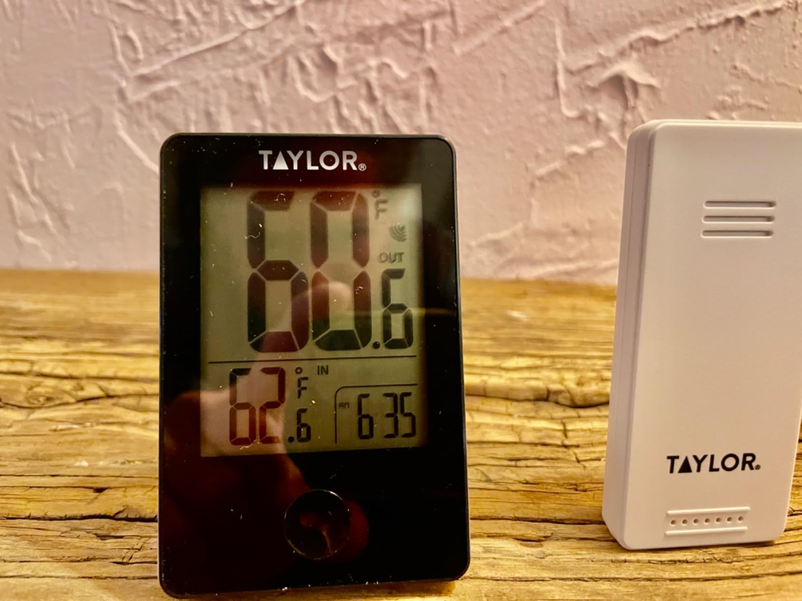 Taylor Wireless Digital Indoor Outdoor Thermometer, Easy-to-Read LCD, Black Design, Accurate Temperature Display for Patio, Pool, and Indoor Areas customer photo 1