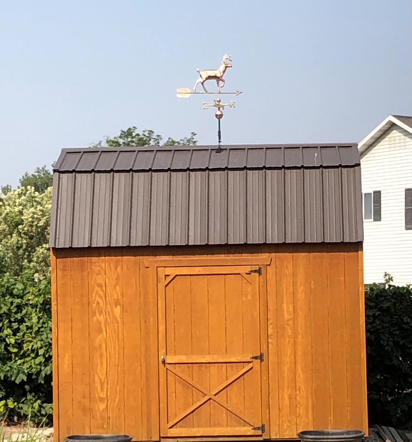 Good Directions White Tail Buck / Deer Weathervane, Pure Copper, Rooftop, Roof Décor, Wildlife customer photo 2