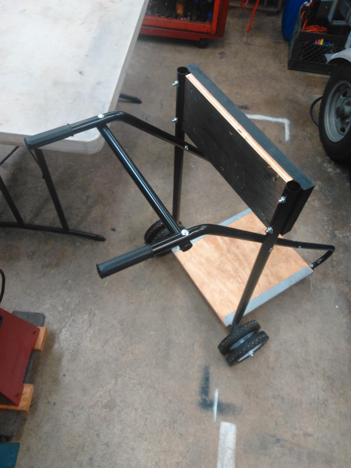 Goplus 330 LBS Outboard Boat Motor Stand Carrier Cart Dolly Storage Pro Heavy Duty customer photo 2