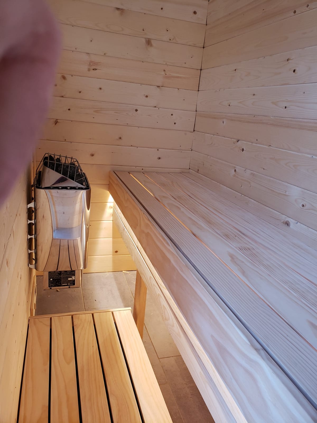 Harvia KIP 4.5KW, 240V-1PH Electric Sauna Heater With Built In Controls (Includes Sauna Stones) customer photo 1