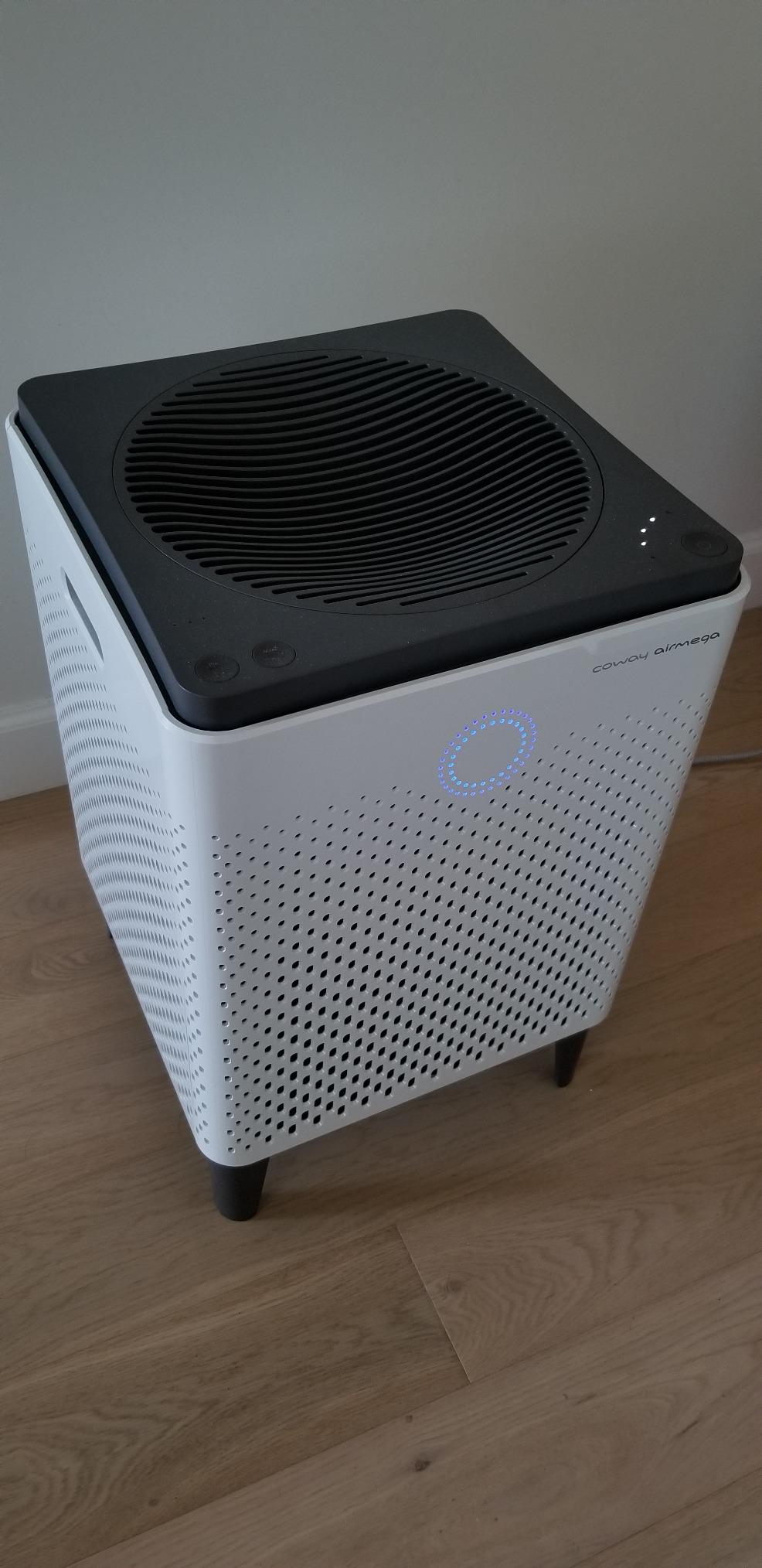 COWAY Air Purifier for Home Up to 2,512ft², Washable Pre-Filter and HEPA Filter for Smoke, Allergies, Pet Dander, Odor, AQI, Auto & Sleep Mode, Timer, 5yr Warranty, Airmega 300, AP-1515H customer photo 1
