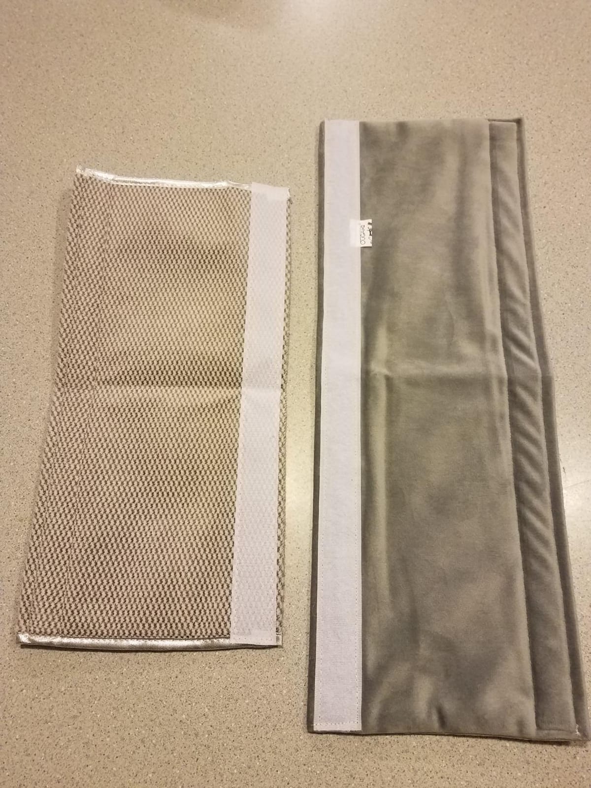 OUGAR8 Refrigerator Door Handle Covers Protective Electrical Kitchen Appliances Gloves Fridge Microwave Dishwasher Door Cloth Protector - Catches Drips, Smudges & Fingerprints Dust Covers (Gray Plush) customer photo 2