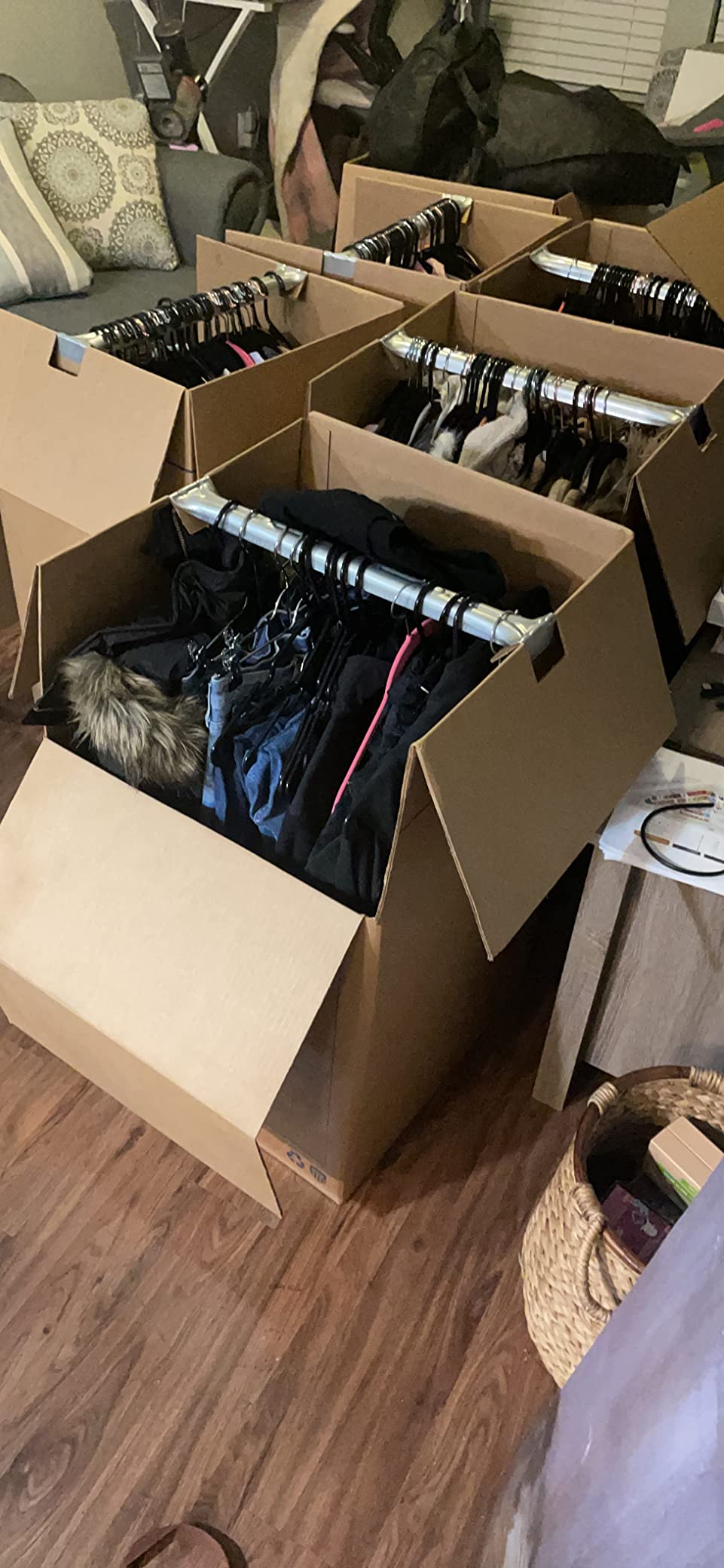 ‎Bankers Box 3-Pack Short Wardrobe Moving Boxes, 20